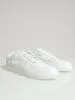 Lace-Up Leather Sneaker - White sold by Edgars