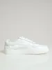 Lace-Up Leather Sneaker - White sold by Edgars