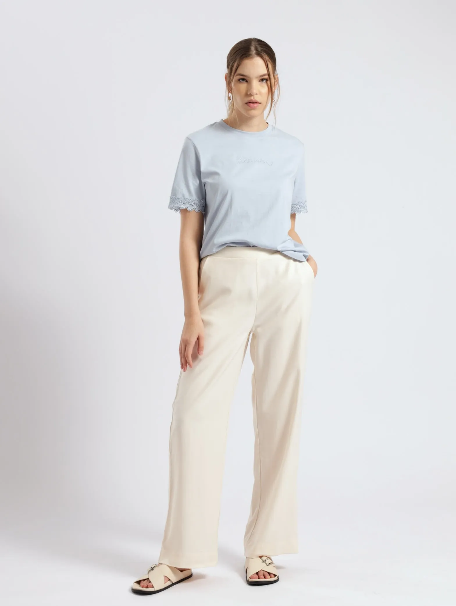 Wide Leg With High Density Pants - Stone sold by Edgars product image thumbnail 4
