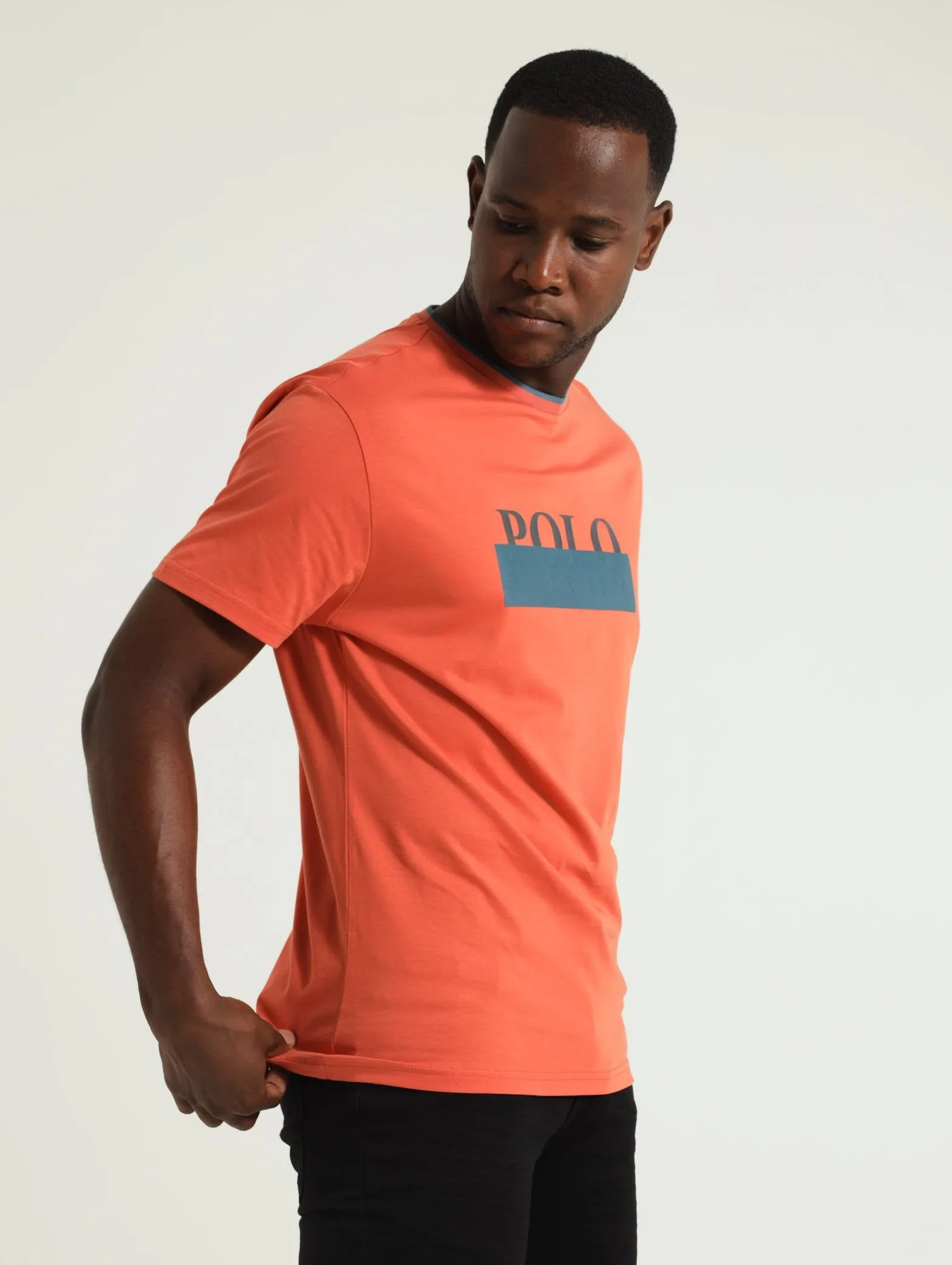 Logo Printed Tee - Brick sold by Edgars product image thumbnail 2