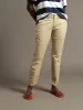 Stretch Twill Embroidered Chino Pants - Khaki sold by Edgars 