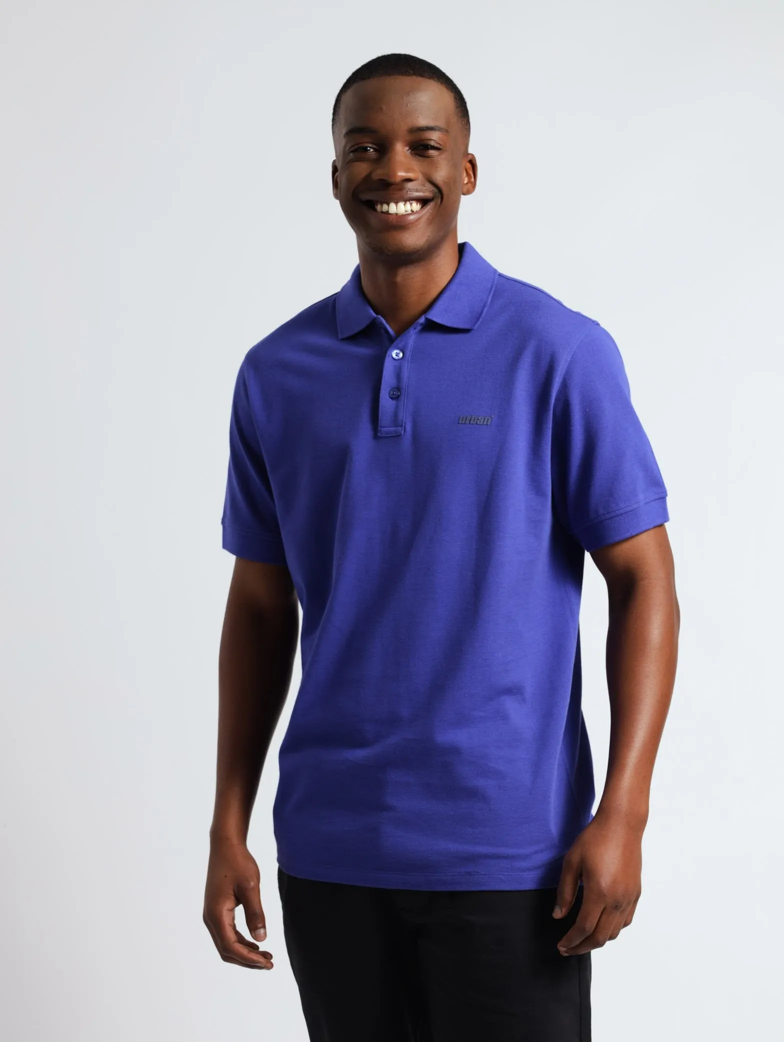Chest Print Golfer - Cobalt sold by Edgars