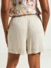 Paperbag Utility Mid Thigh Shorts - Stone sold by Edgars