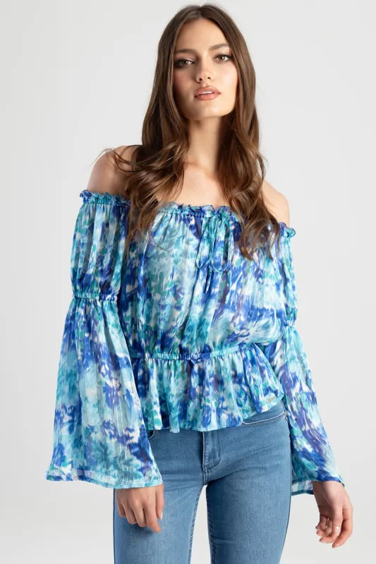 Bardot Blouse With Flare Sleeve sold by Edgars