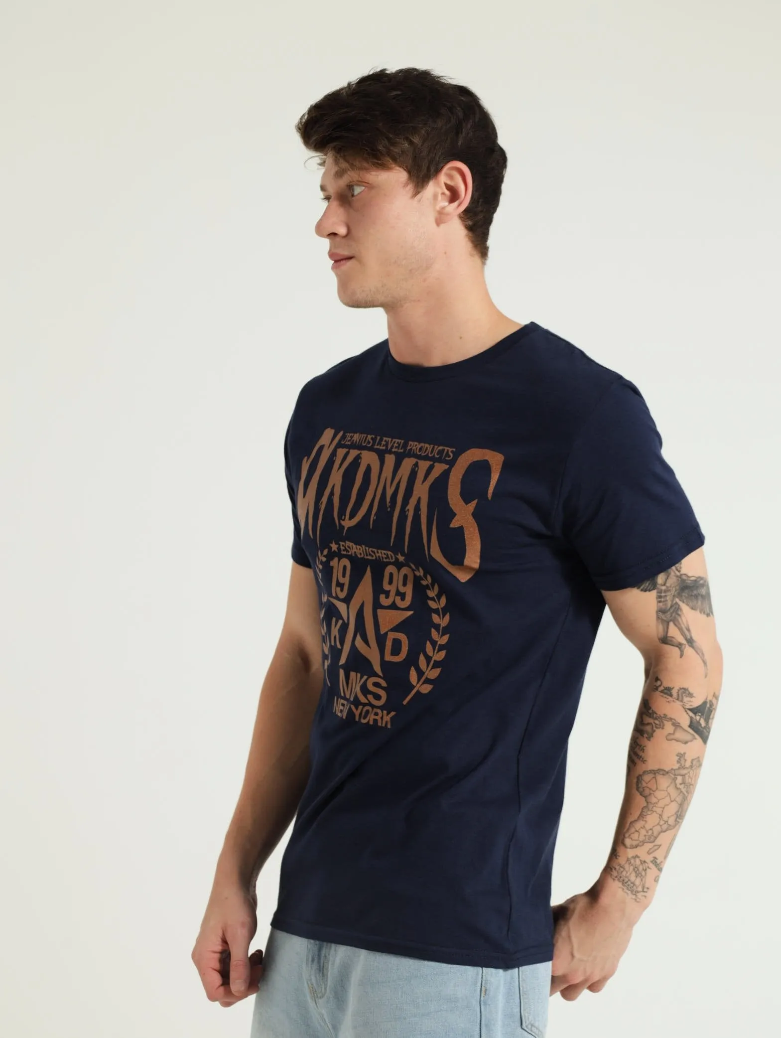 Foil Logo Print Tee - Navy sold by Edgars product image thumbnail 2