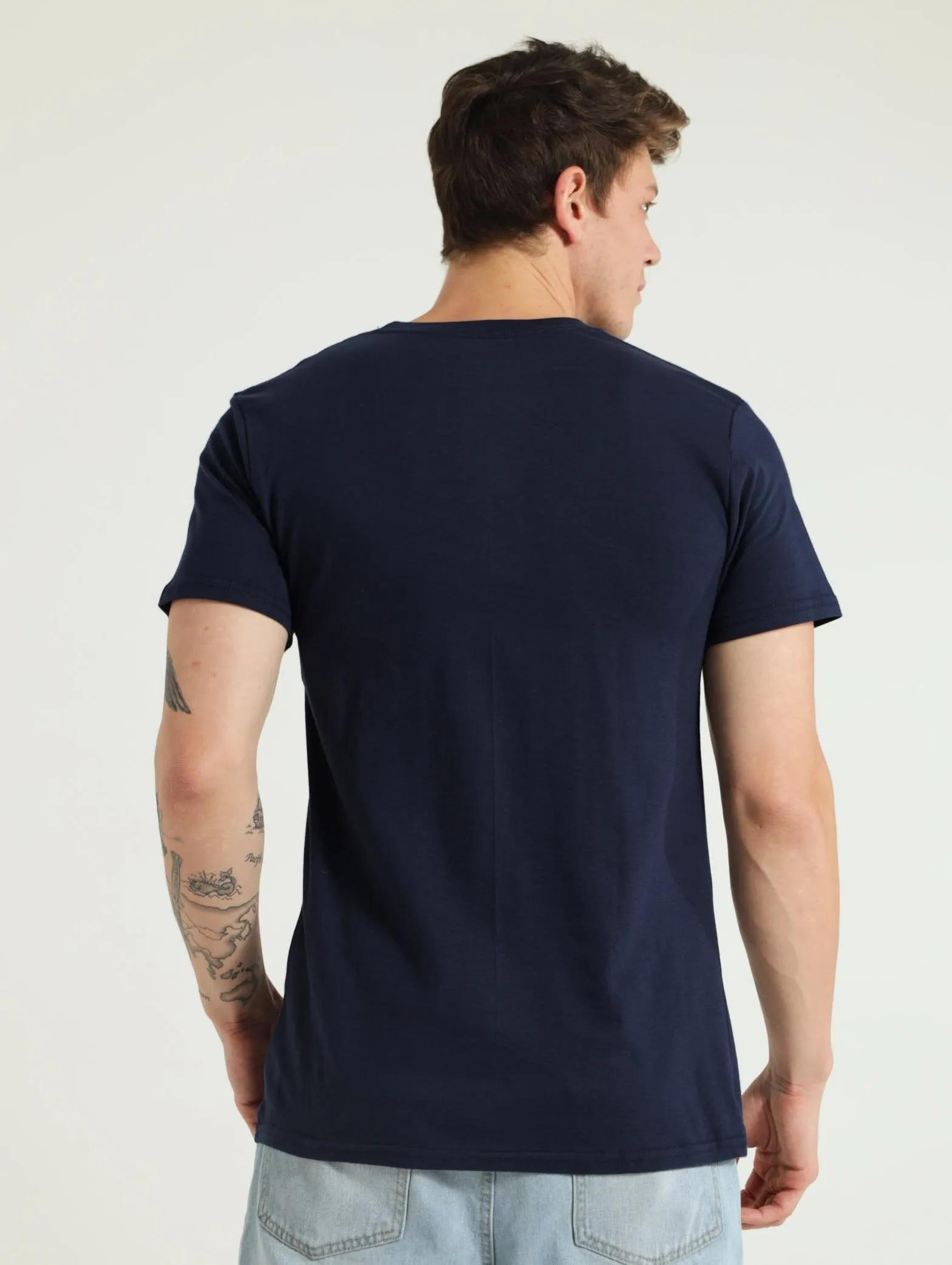 Foil Logo Print Tee - Navy sold by Edgars product image thumbnail 3