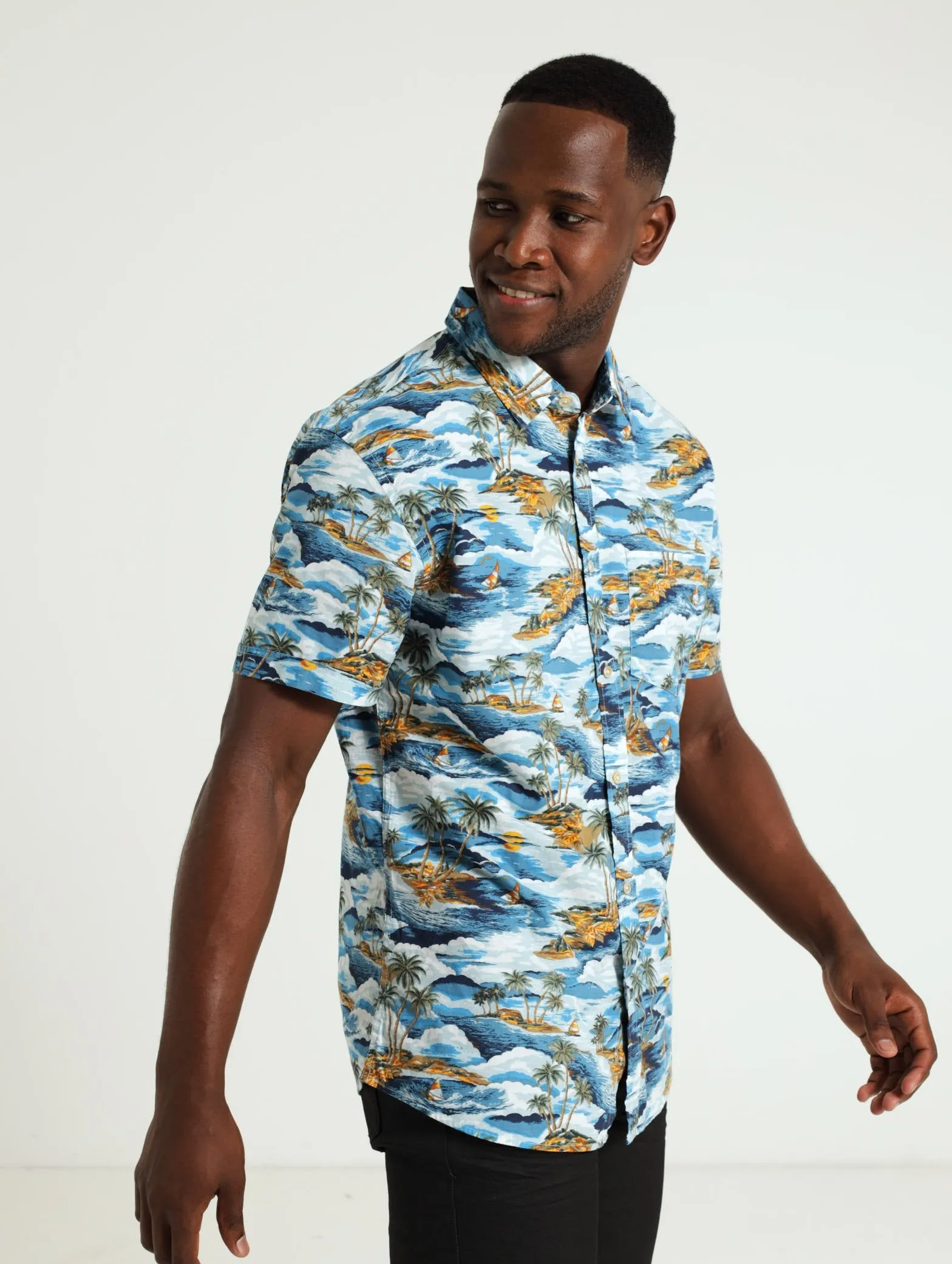 Palm Beach Print Shirt sold by Edgars product image thumbnail 2