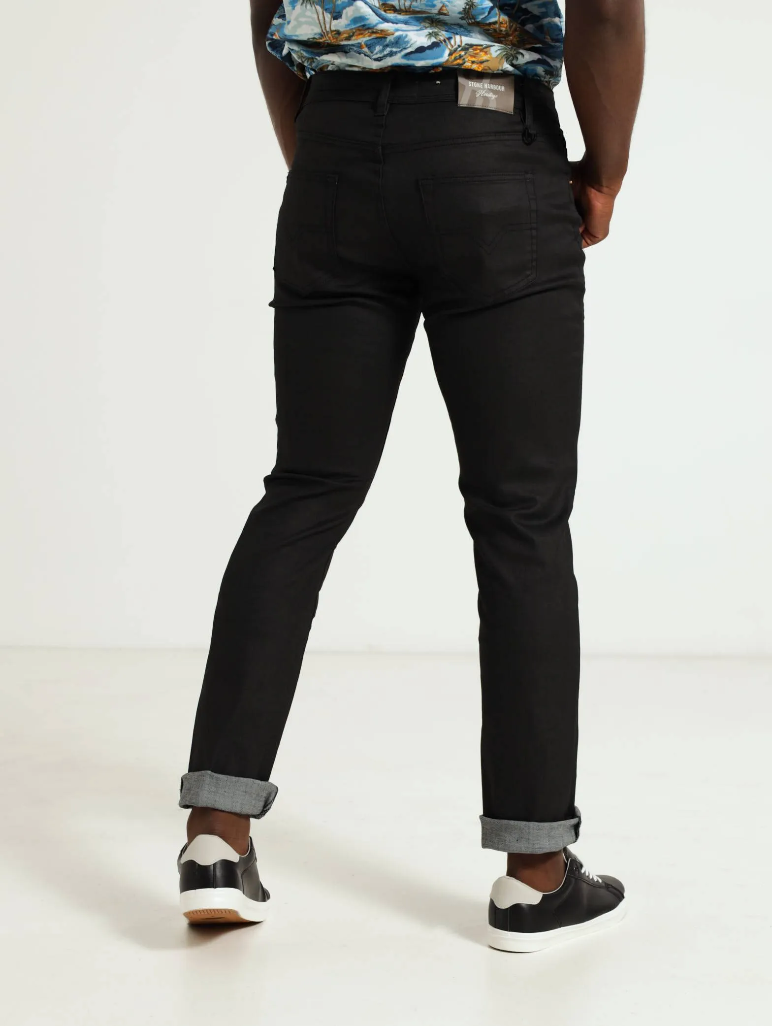 Coated Denim Jeans - Black sold by Edgars product image thumbnail 3