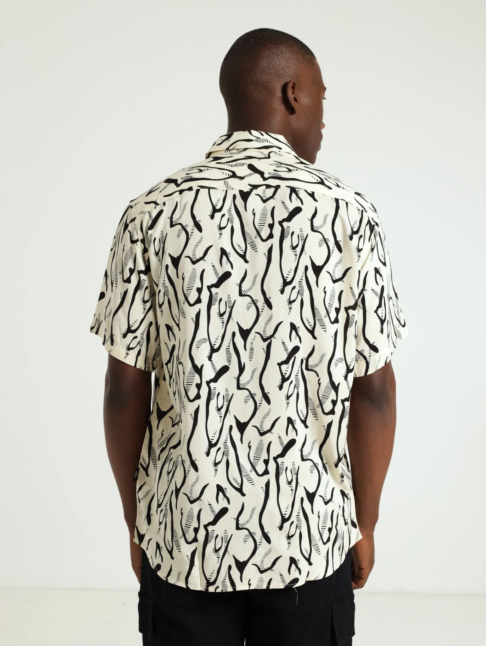 Geo Print Shirt - Cream sold by Edgars product image thumbnail 3