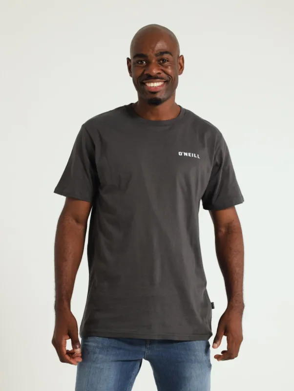 Working Stiff Tee - Charcoal sold by Edgars 