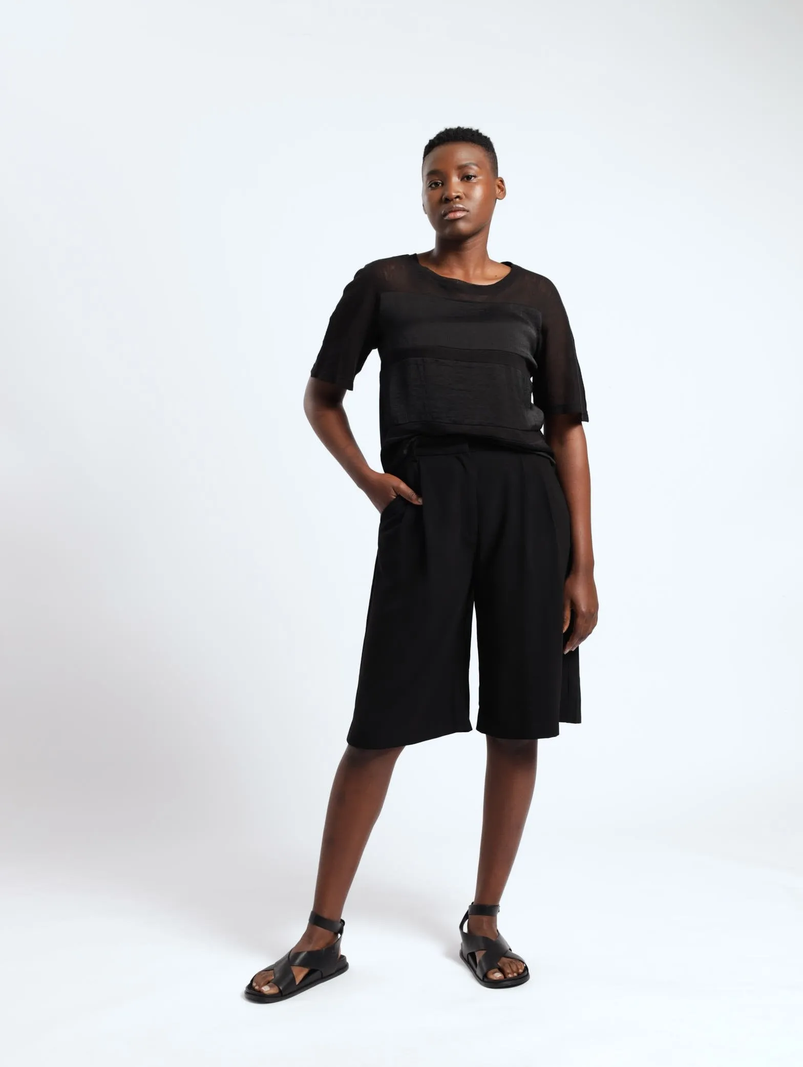 Fashioned Panelled Mesh Tee - Black sold by Edgars product image thumbnail 4