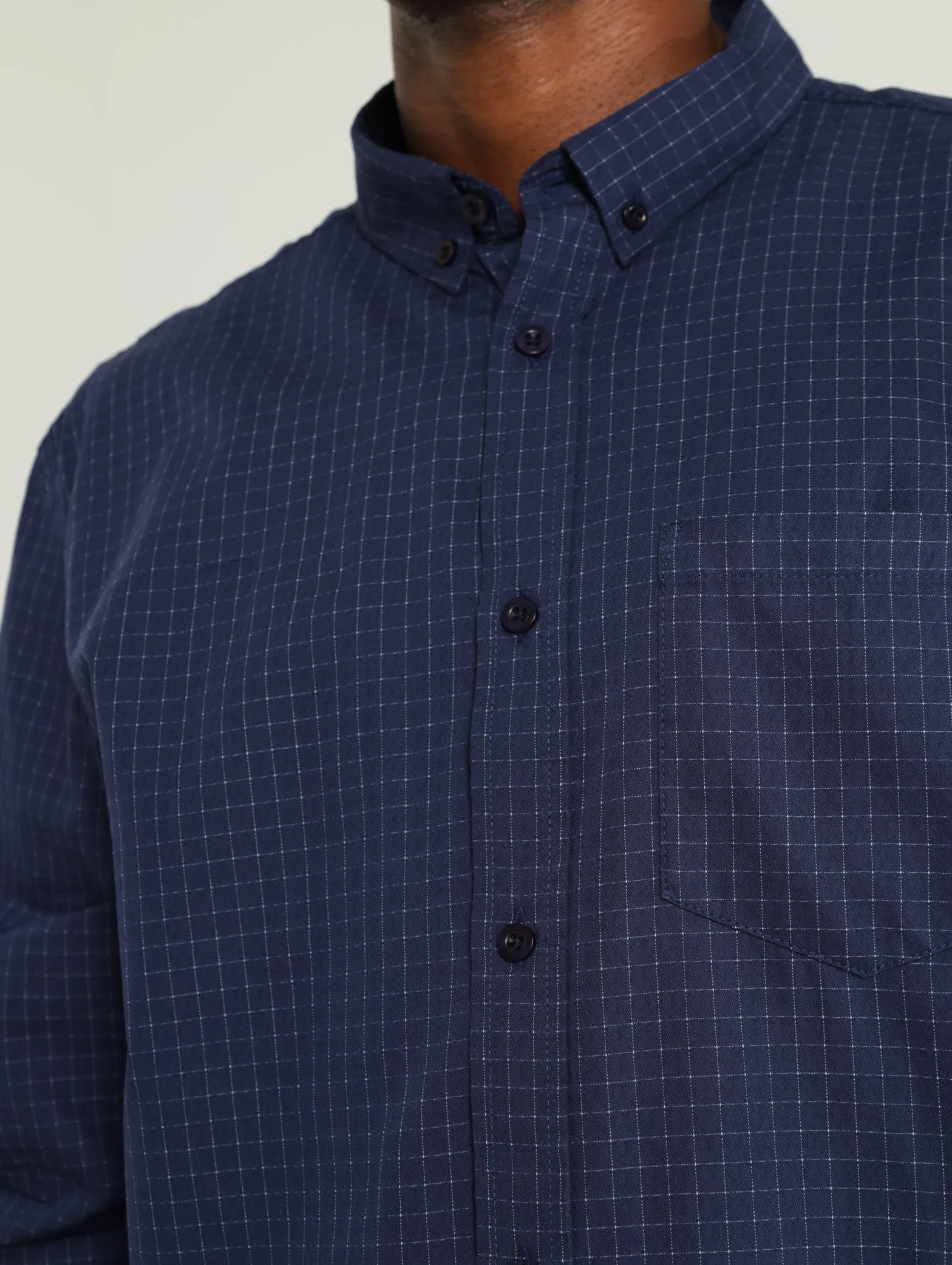 Graph Check Shirt - Navy sold by Edgars product image thumbnail 4