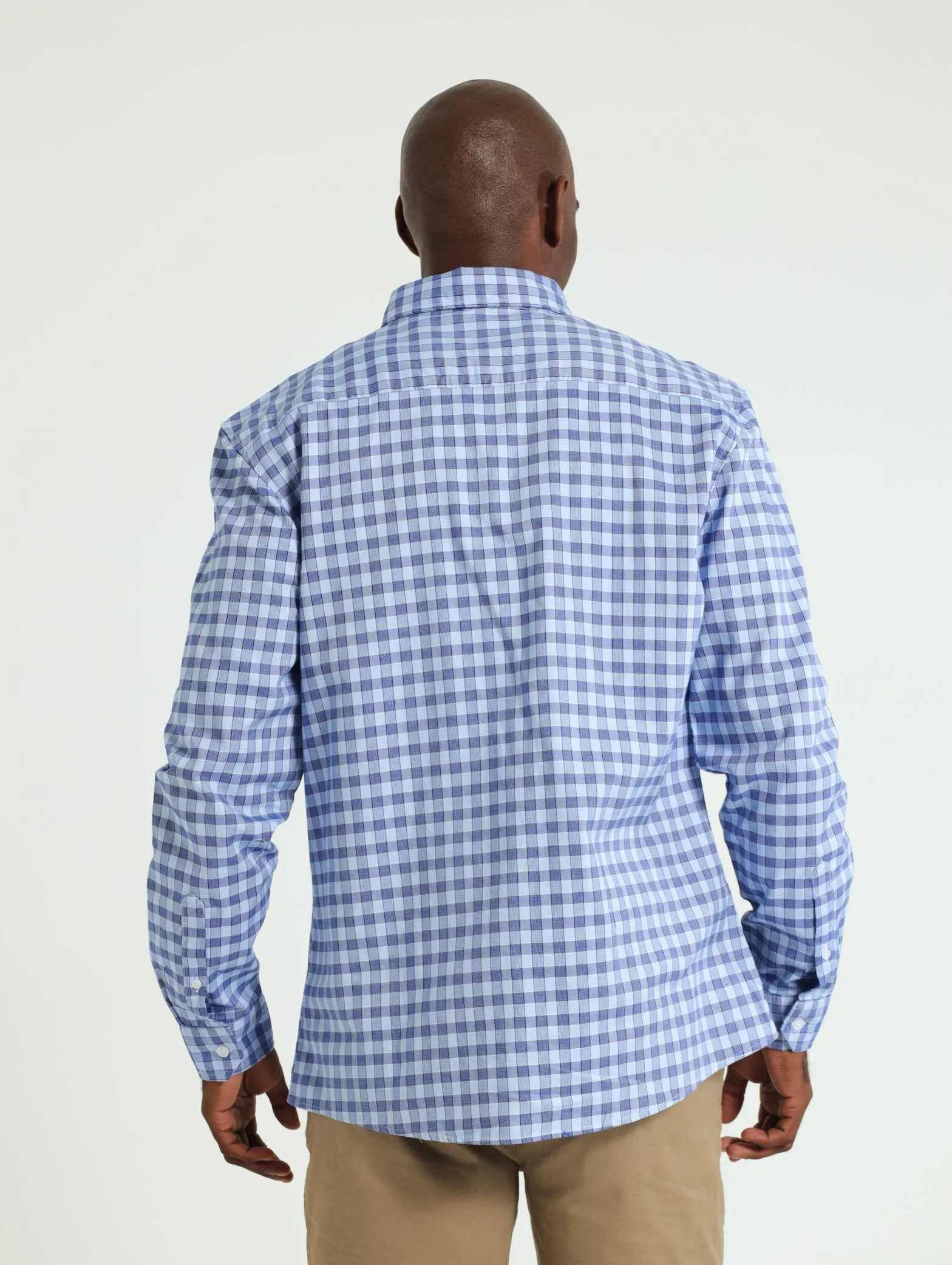 Medium Check Shirt - Blue sold by Edgars product image thumbnail 4