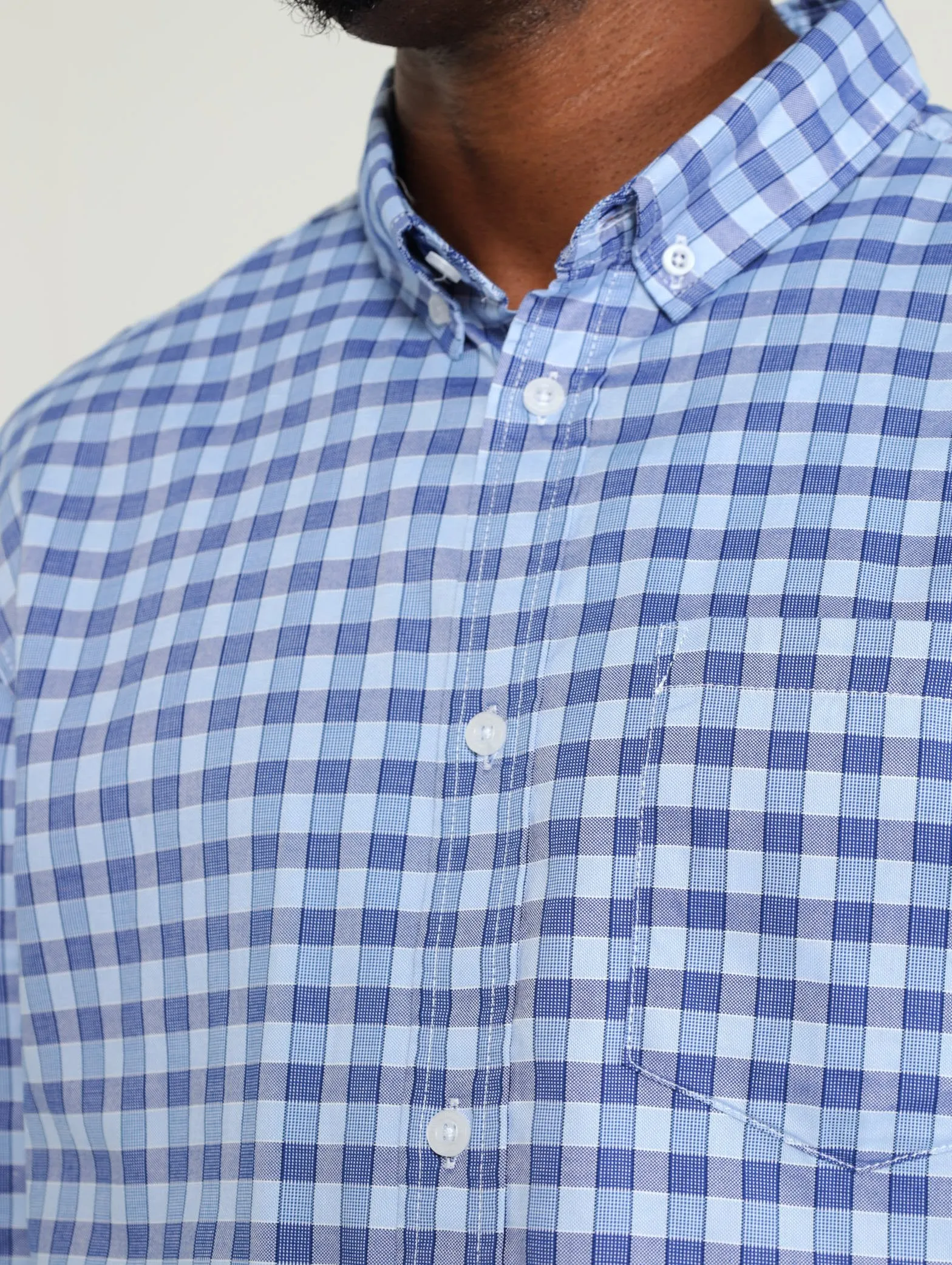 Medium Check Shirt - Blue sold by Edgars product image thumbnail 5