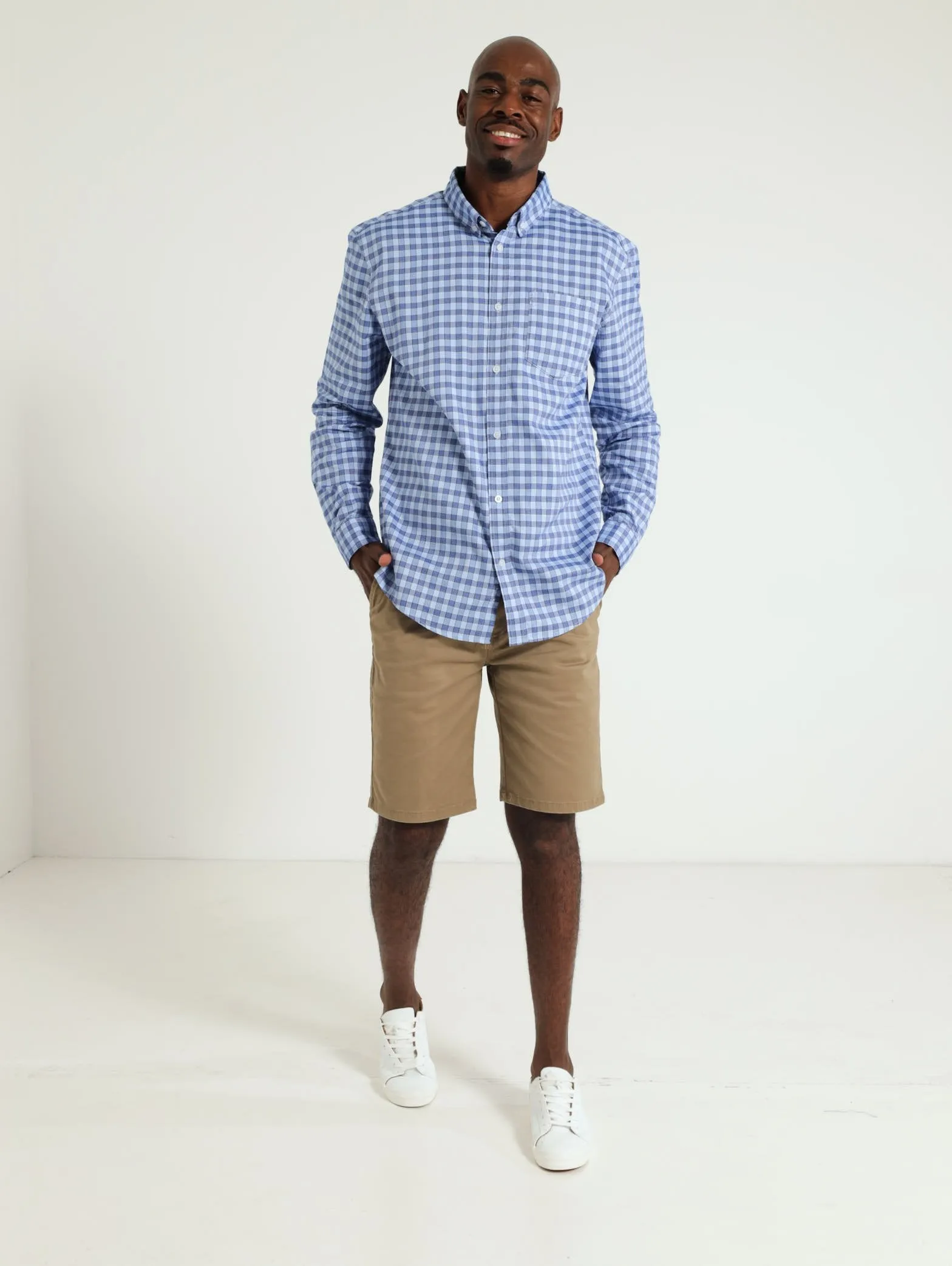Medium Check Shirt - Blue sold by Edgars product image thumbnail 2