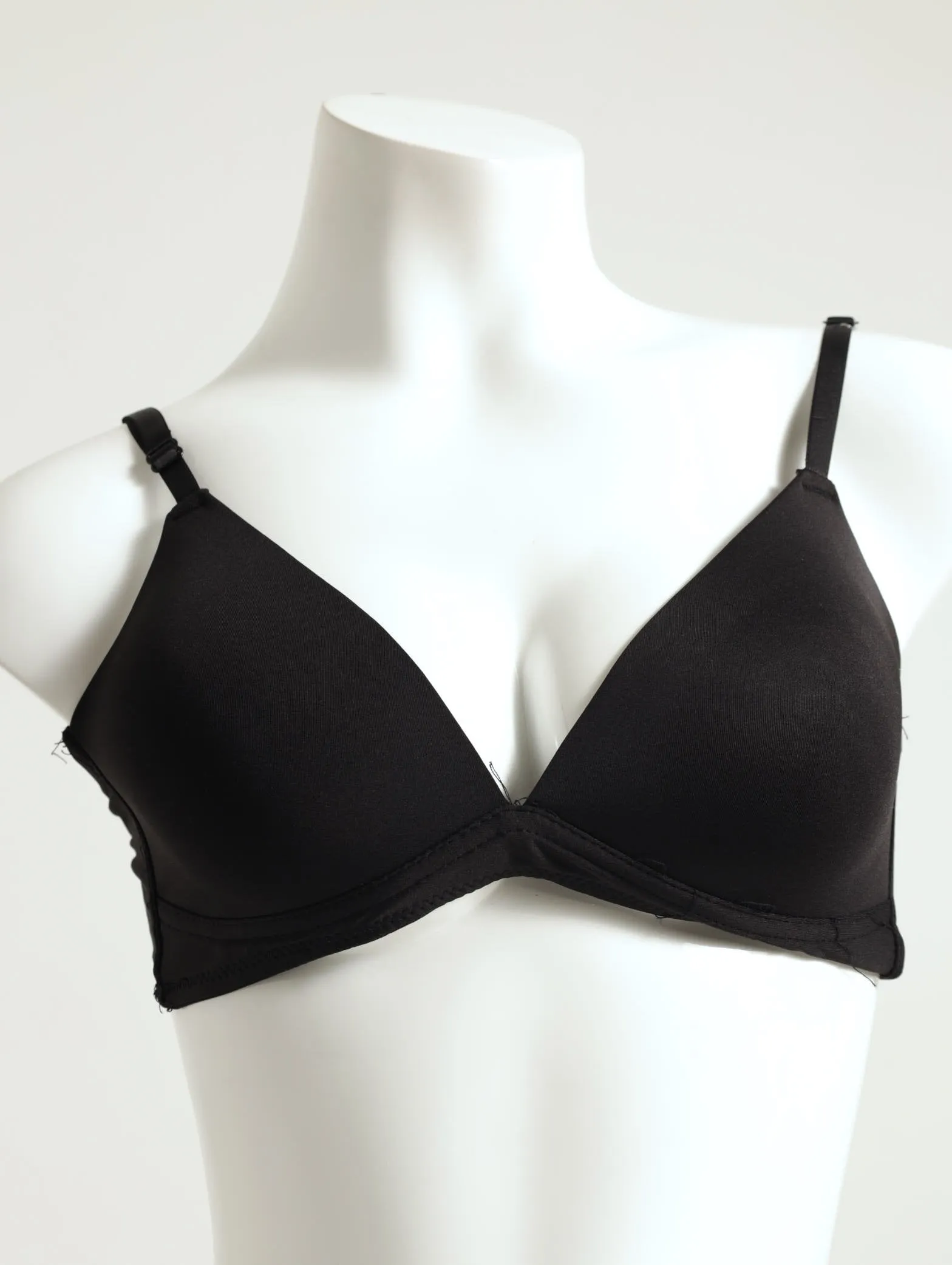 2 Pack A-Line Bra - Black/White sold by Edgars