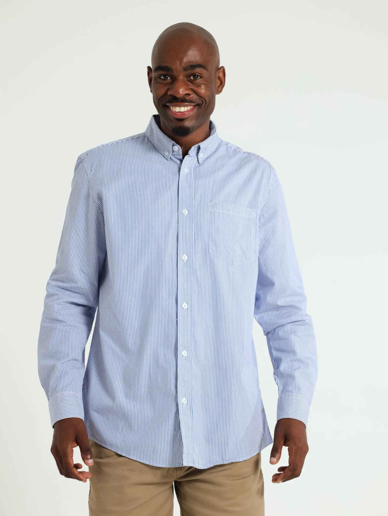 Stripe Shirt - Blue sold by Edgars