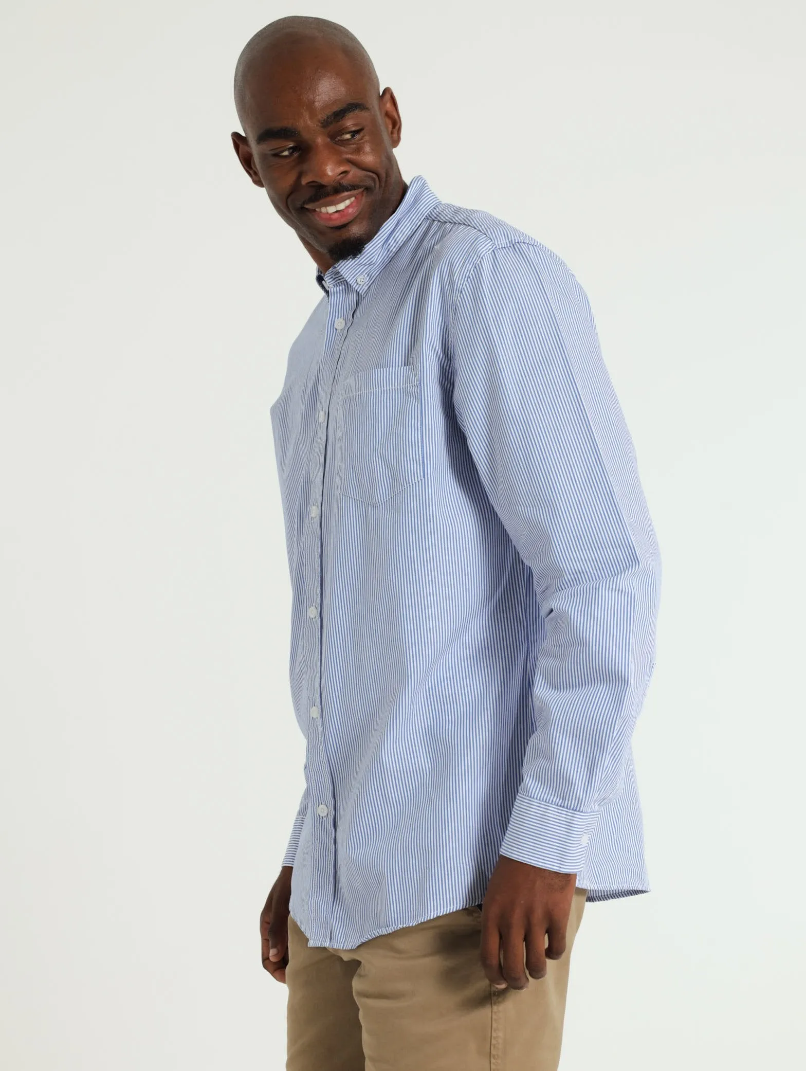 Stripe Shirt - Blue sold by Edgars product image thumbnail 2