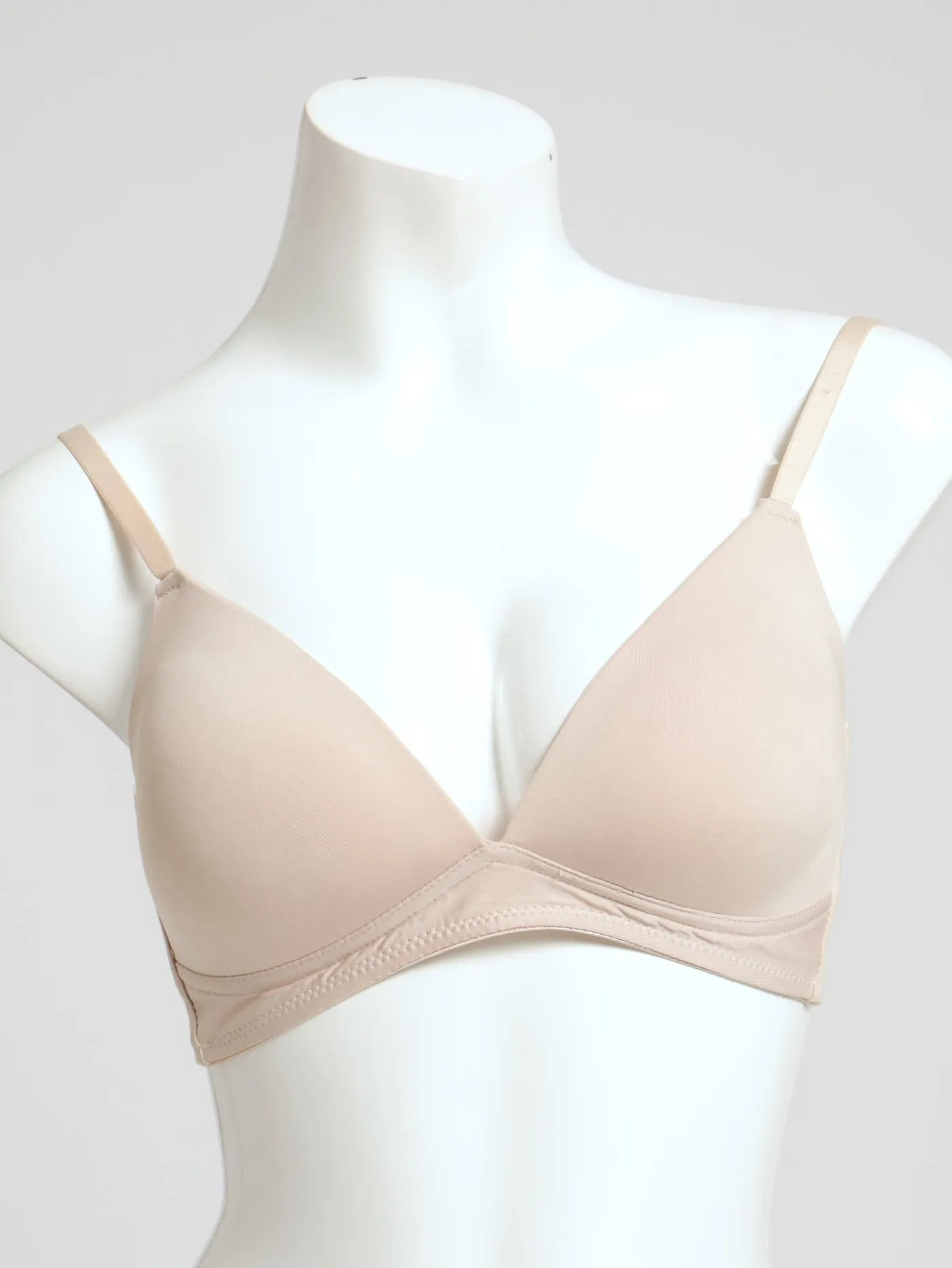 2 Pack A-Line Bra - Beige/White sold by Edgars
