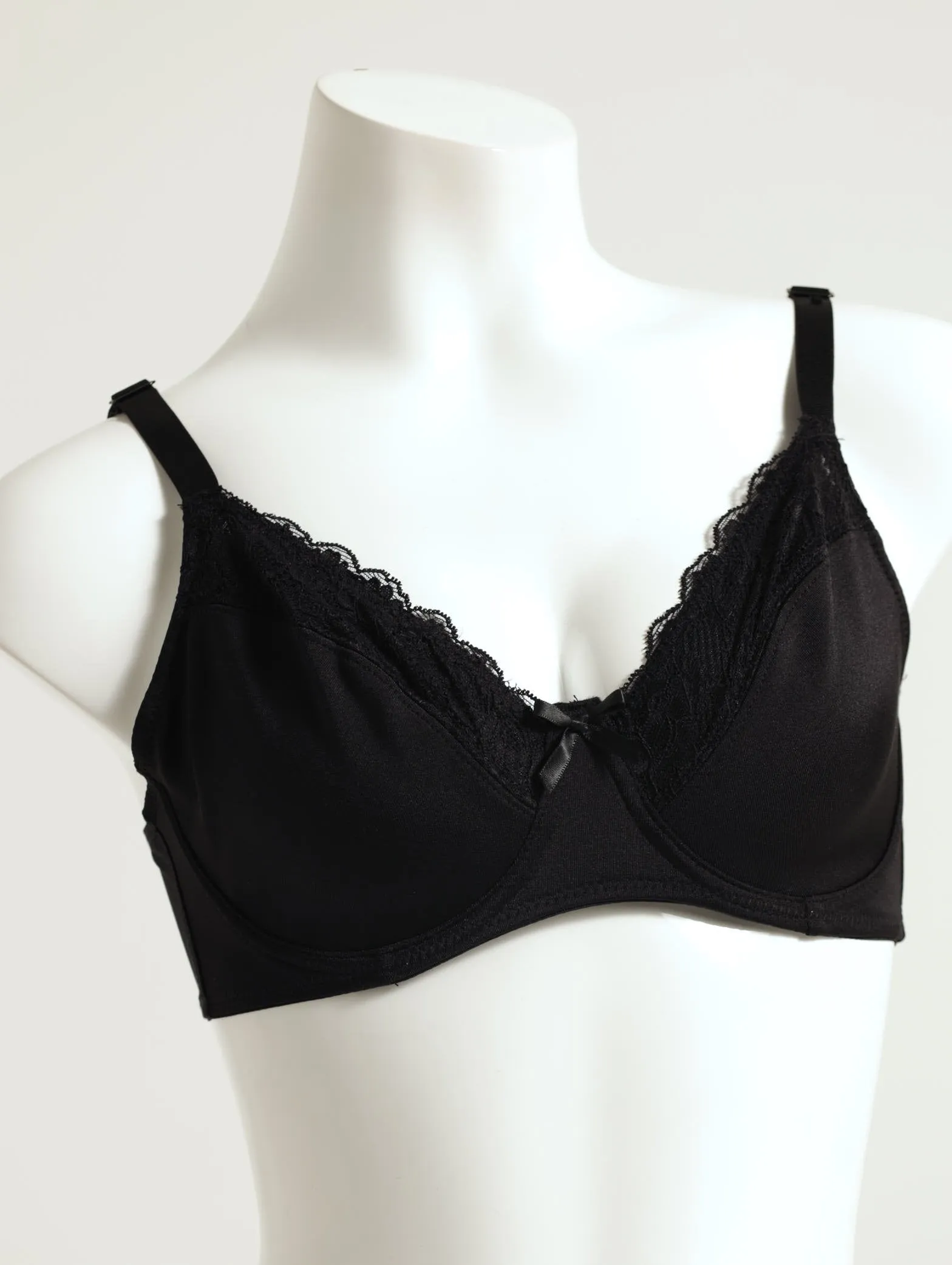 2 Pack Lace Bra - Black/White sold by Edgars