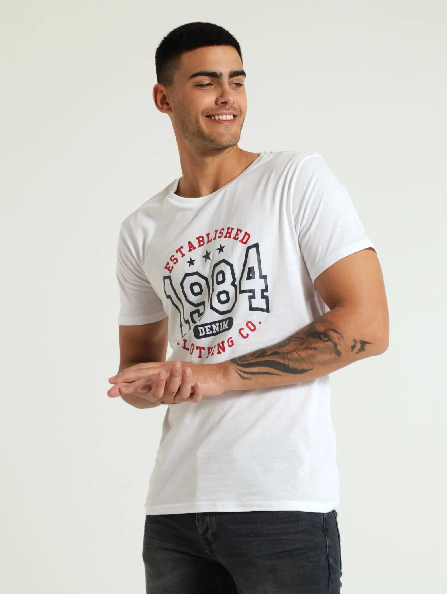 Basic Print Tee - White sold by Edgars product image thumbnail 2
