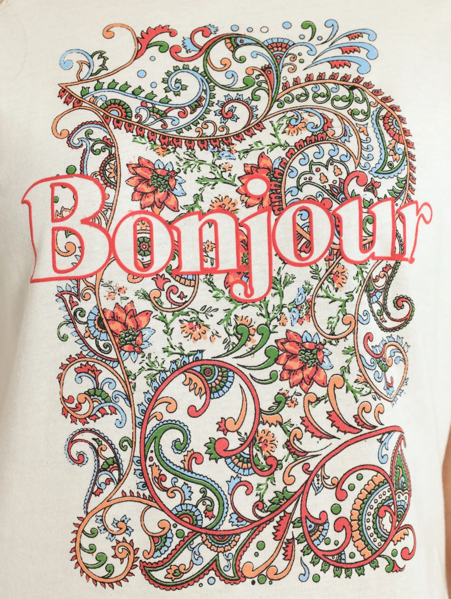 Bonjour Paisley Regular Tee - Off White sold by Edgars product image thumbnail 4