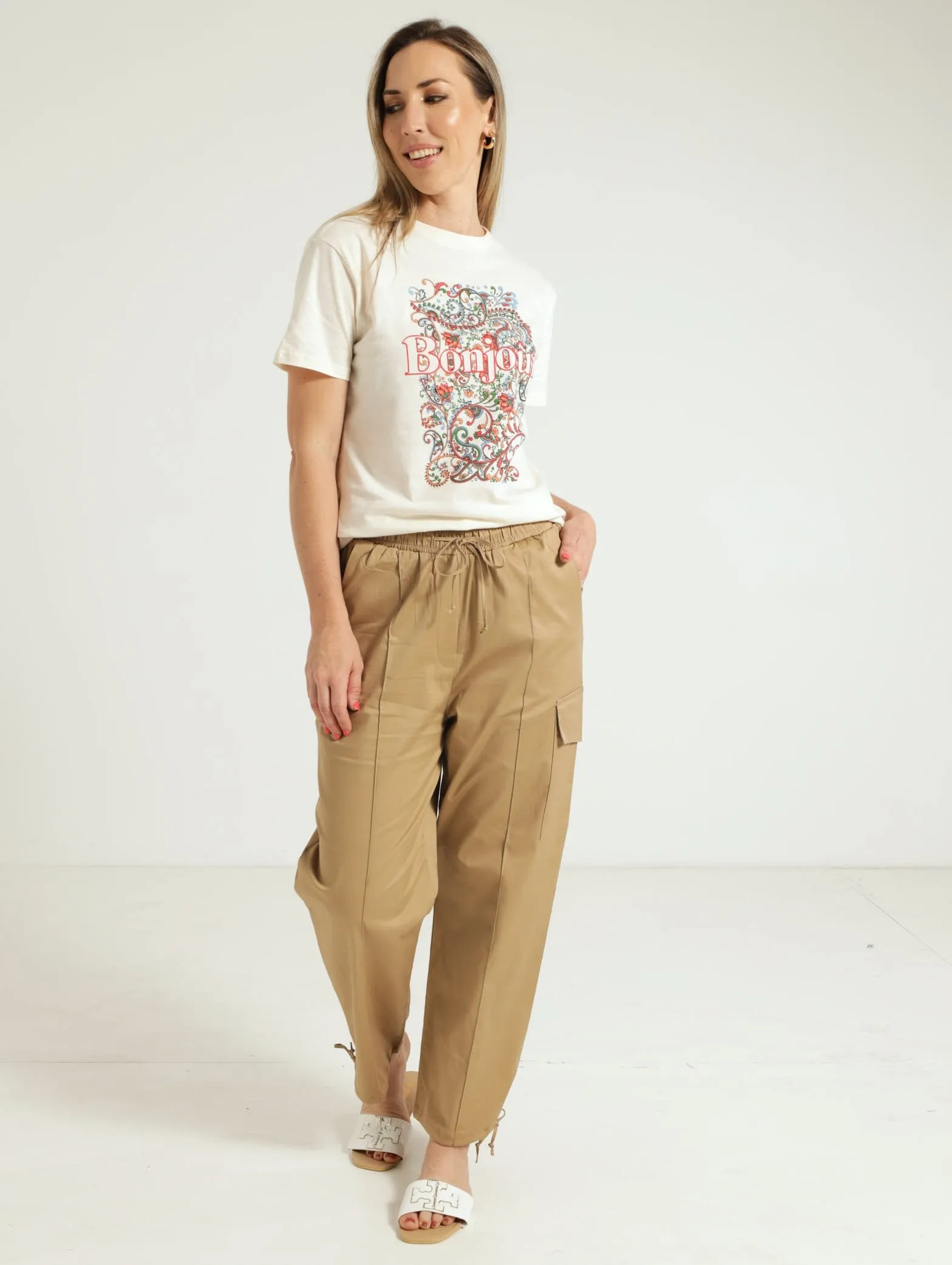 Bonjour Paisley Regular Tee - Off White sold by Edgars product image thumbnail 5