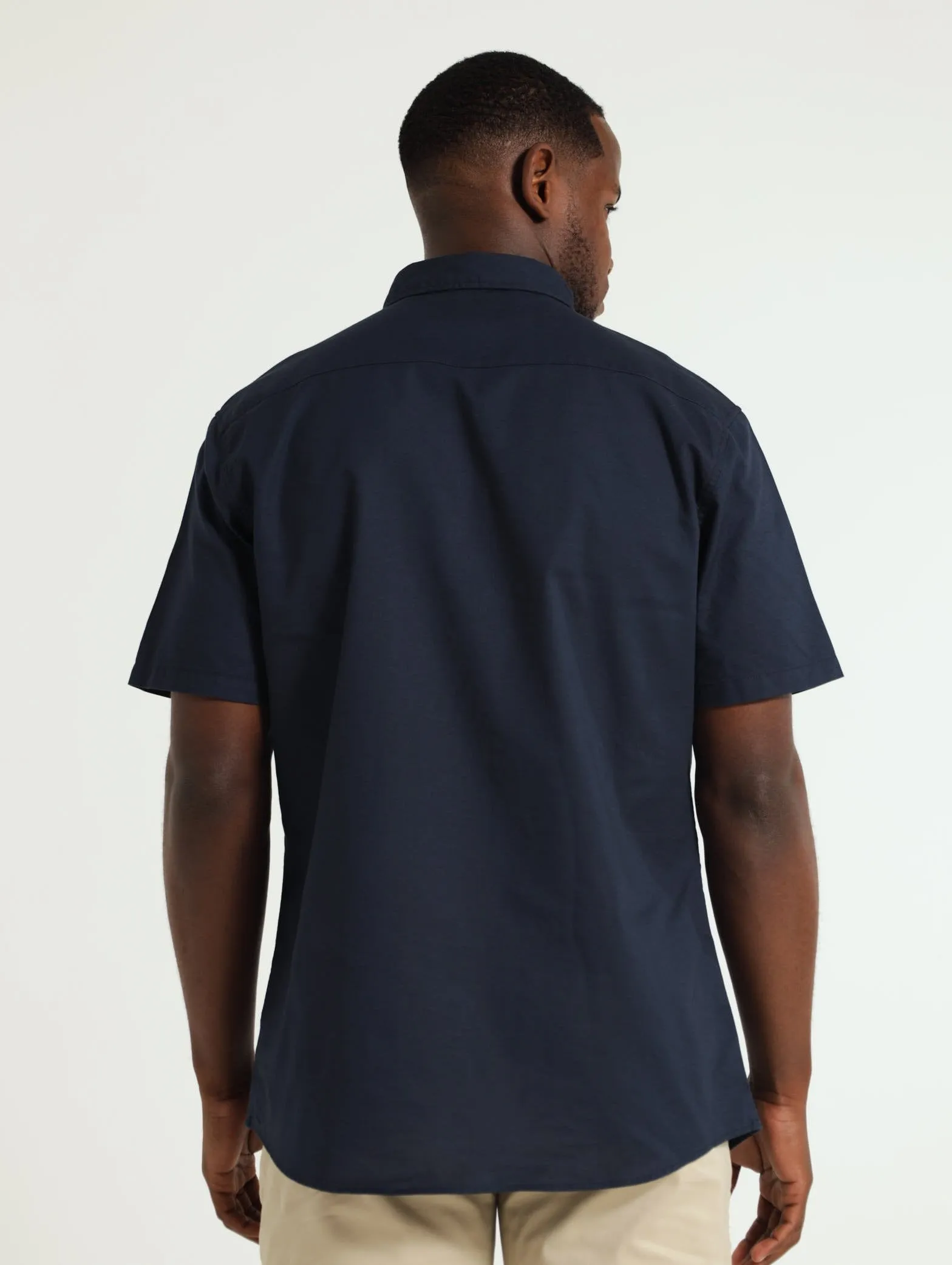 Oxford Shirt - Navy sold by Edgars product image thumbnail 3
