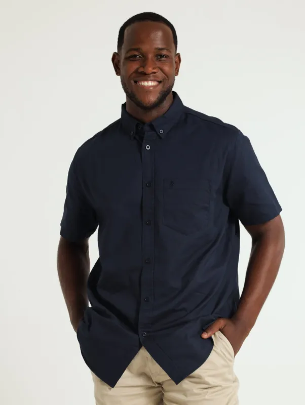 Oxford Shirt - Navy sold by Edgars 