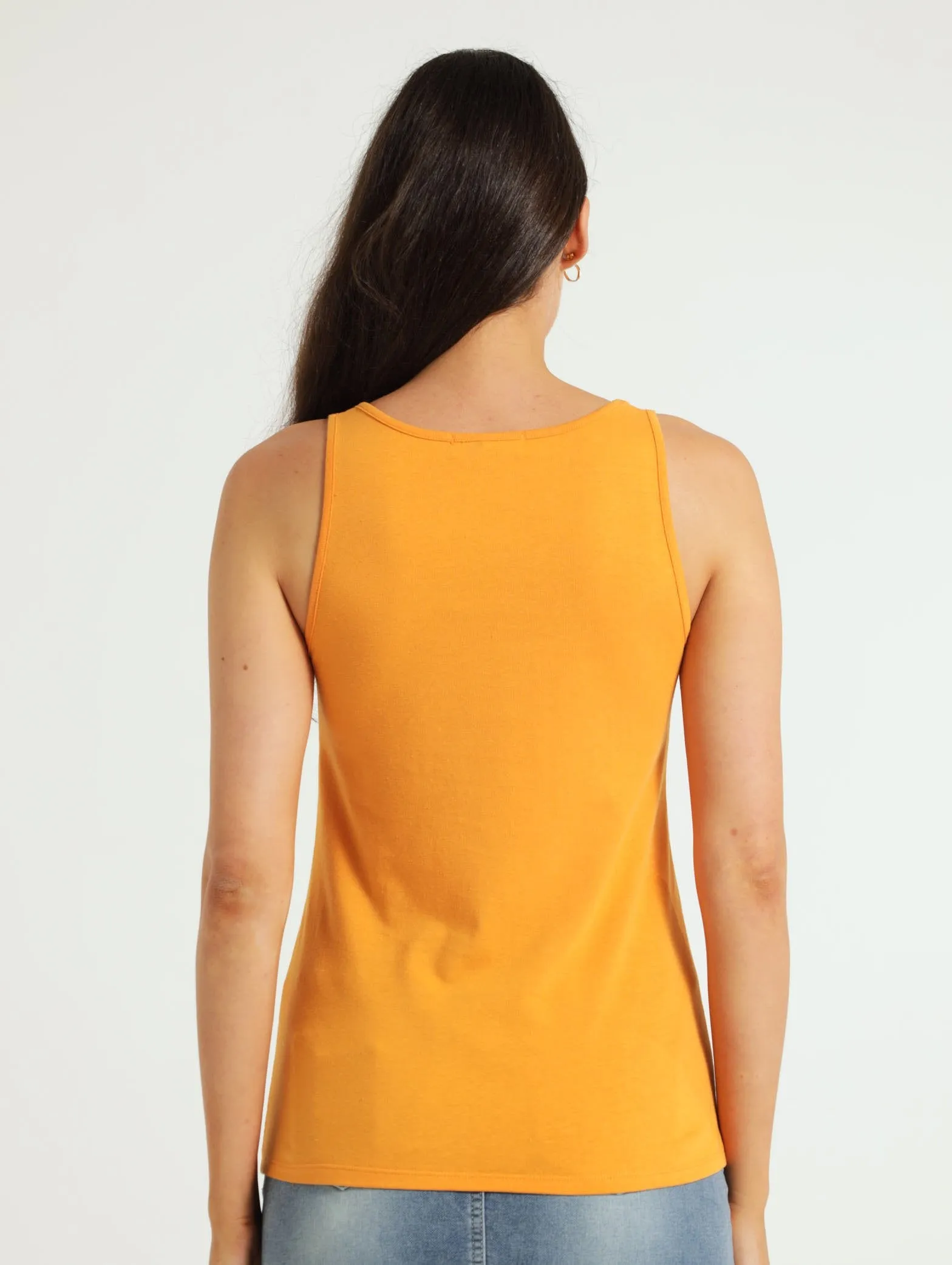 Scoop Neck Stretch Tank Top - Light Orange sold by Edgars product image thumbnail 3