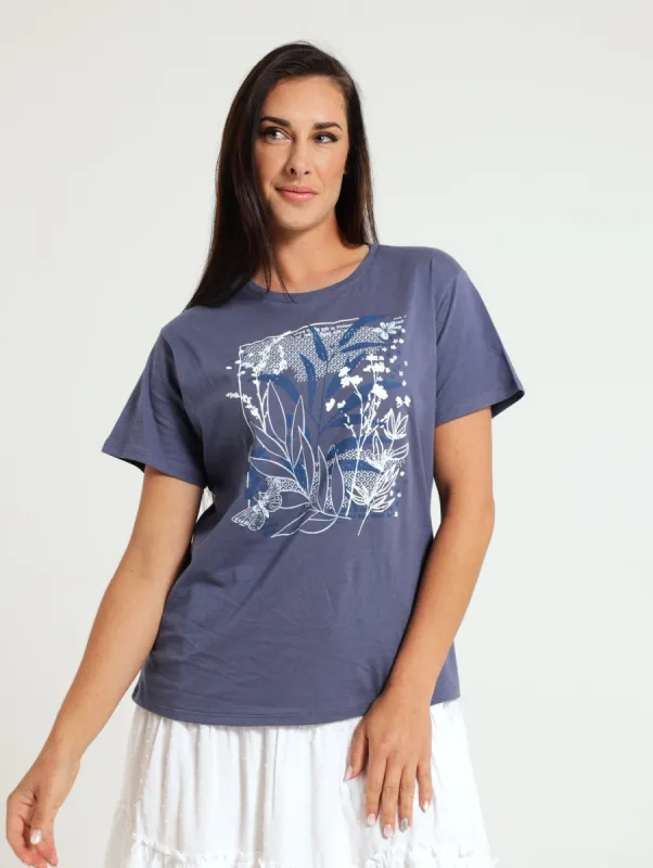 Regular Tee - Navy sold by Edgars 
