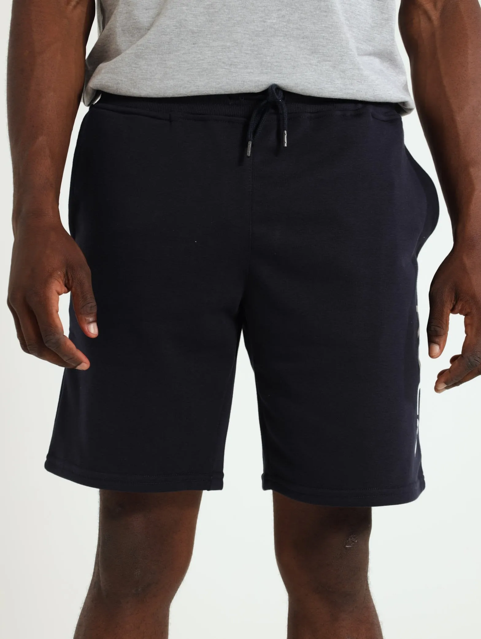 Big RVCA Shorts - Navy sold by Edgars
