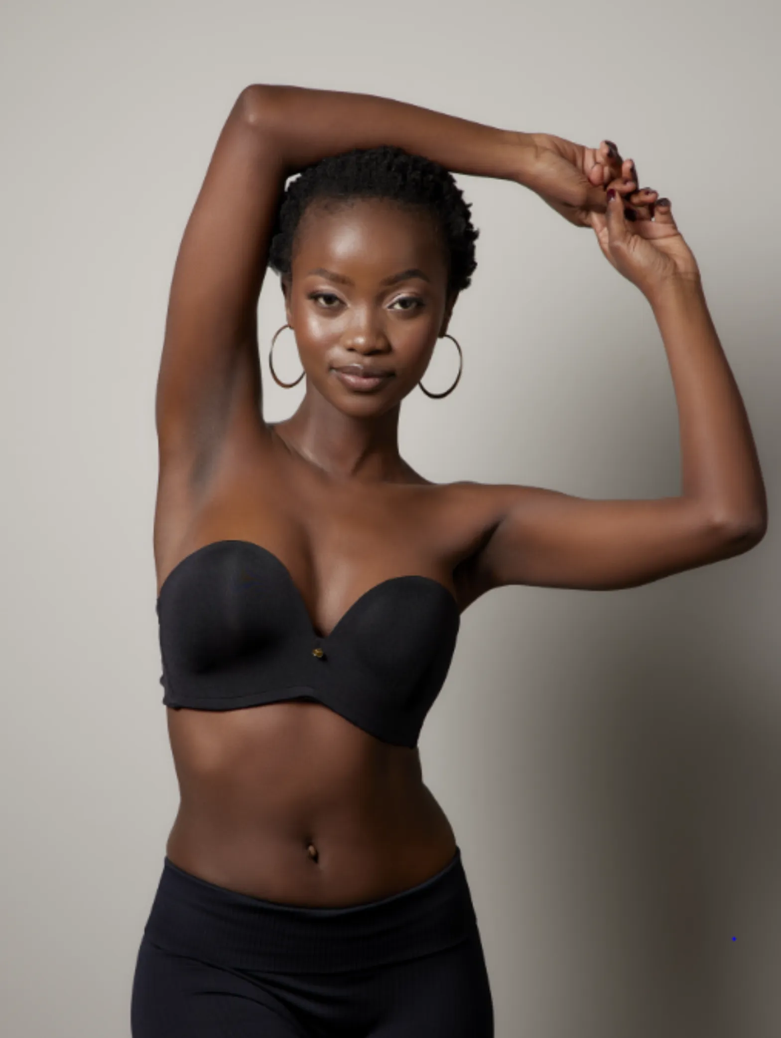 Strapless Plunge Bra - Black sold by Edgars