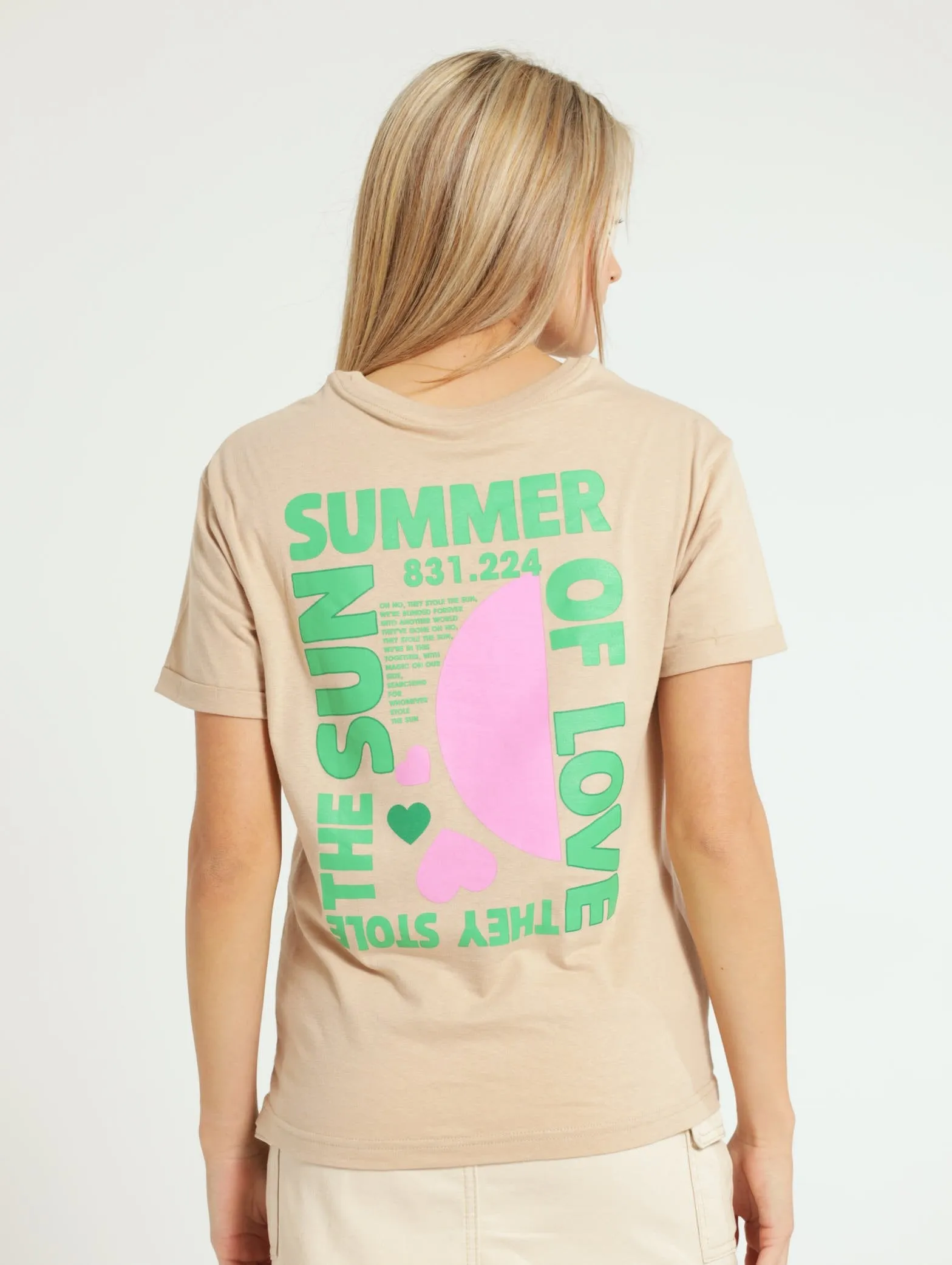 Chest Embossed Back Print Tee - Tan sold by Edgars product image thumbnail 3