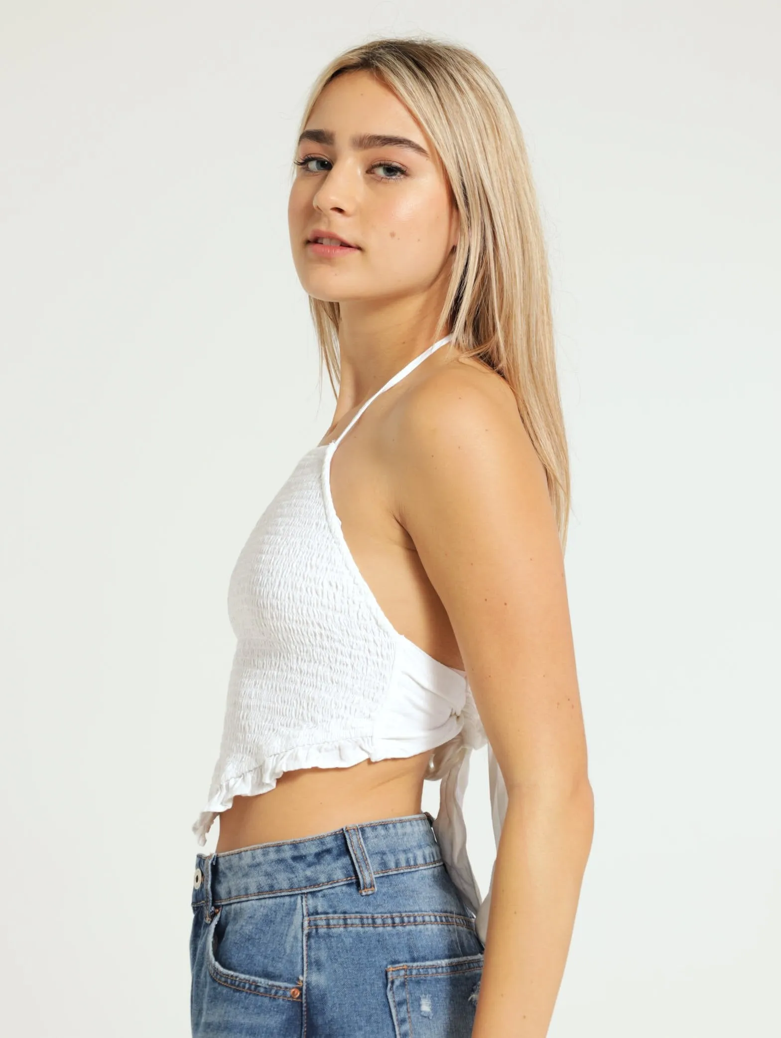 Smock Hanky Top - White sold by Edgars product image thumbnail 2