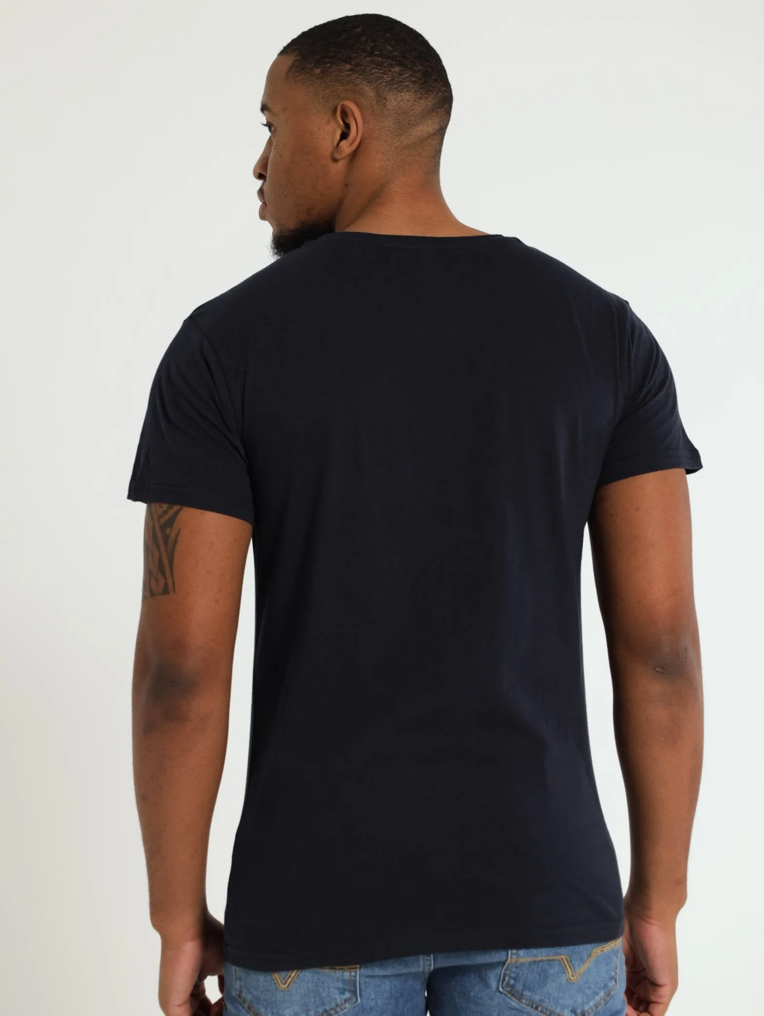 Basic Print Tee - Navy sold by Edgars product image thumbnail 3
