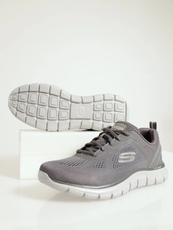 Track Lace Up Trainer - Charcoal sold by Edgars