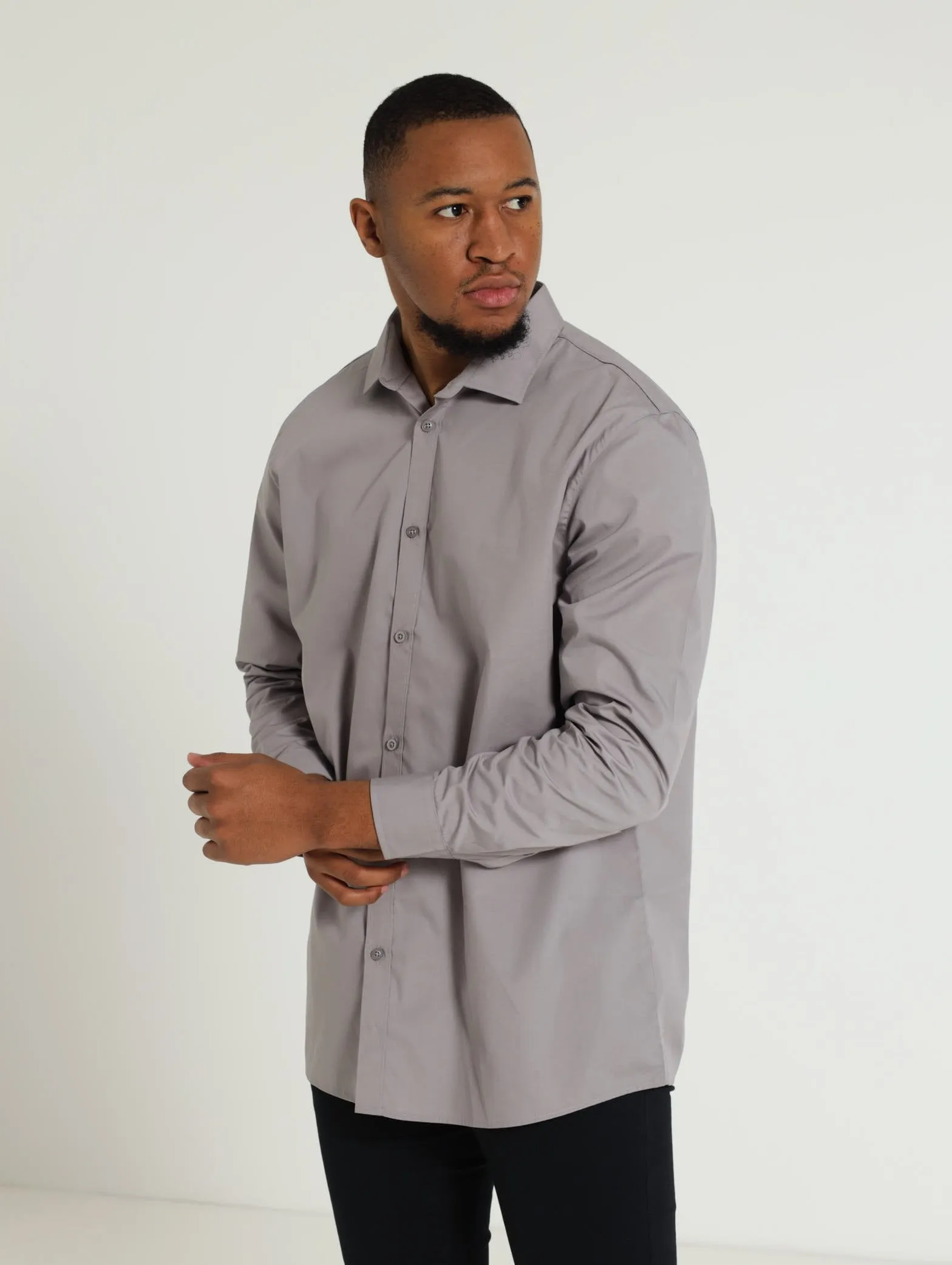 Easy Care Shirt - Grey sold by Edgars product image thumbnail 2