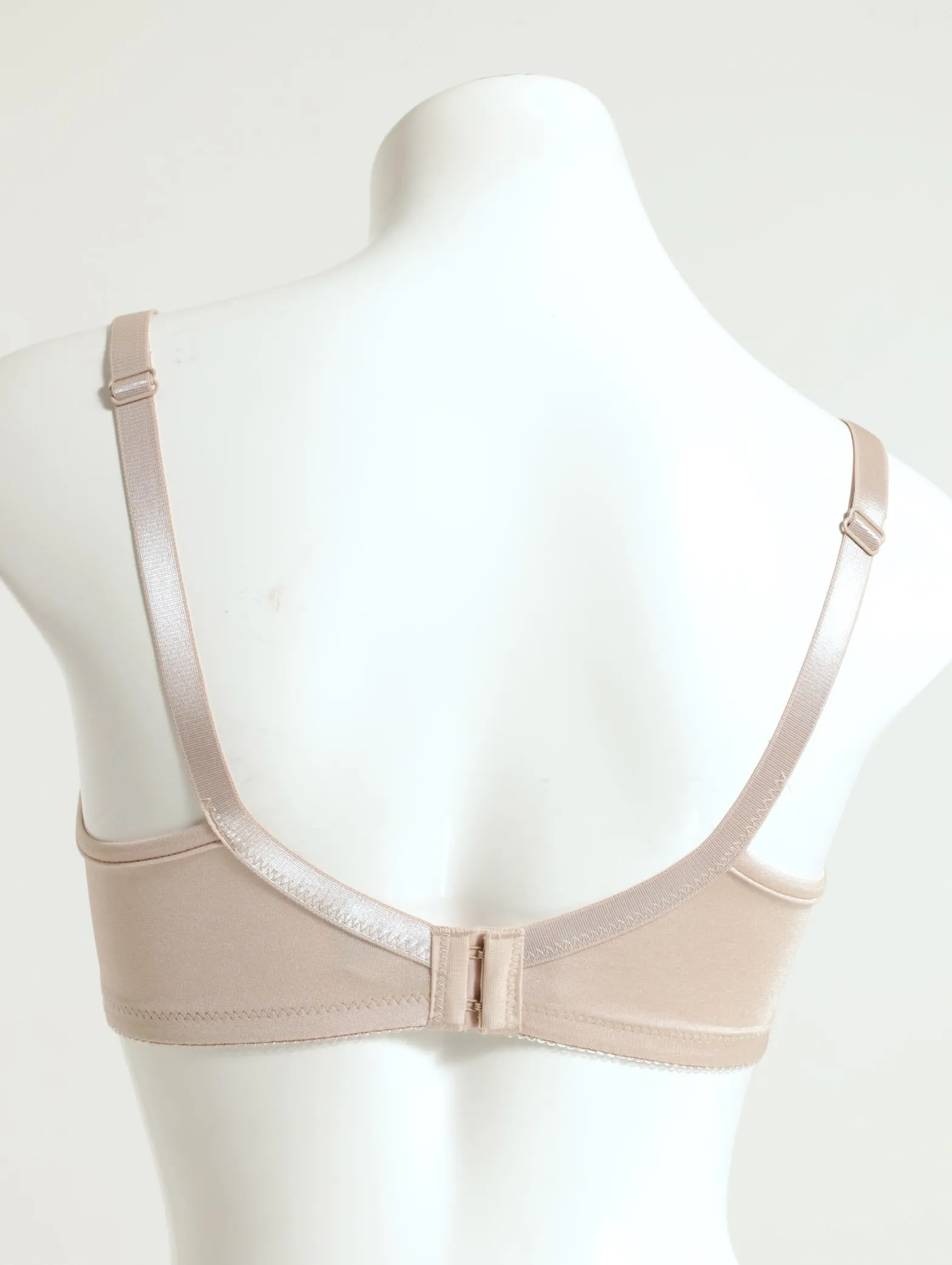 2 Pack Shiny Panel Cup Bra - Beige/White sold by Edgars product image thumbnail 2