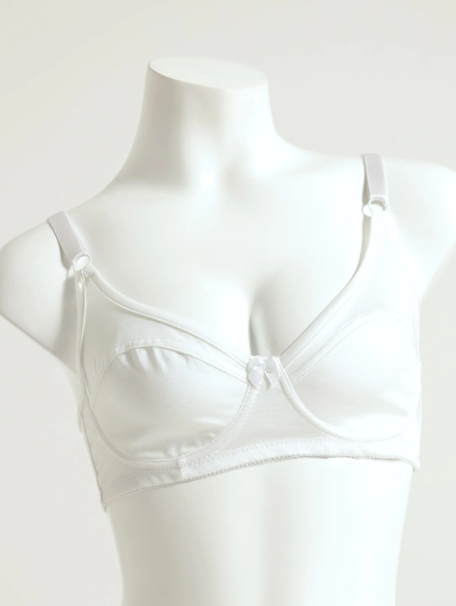 2 Pack Shiny Panel Cup Bra - Beige/White sold by Edgars product image thumbnail 3
