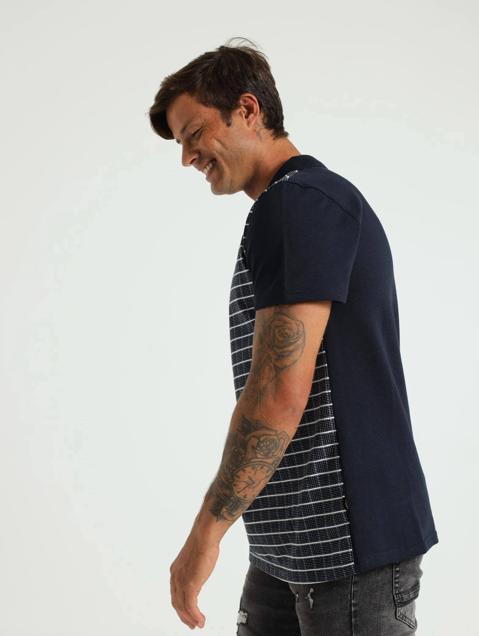 Jacquard Block & Dot Golfer - Navy sold by Edgars product image thumbnail 2