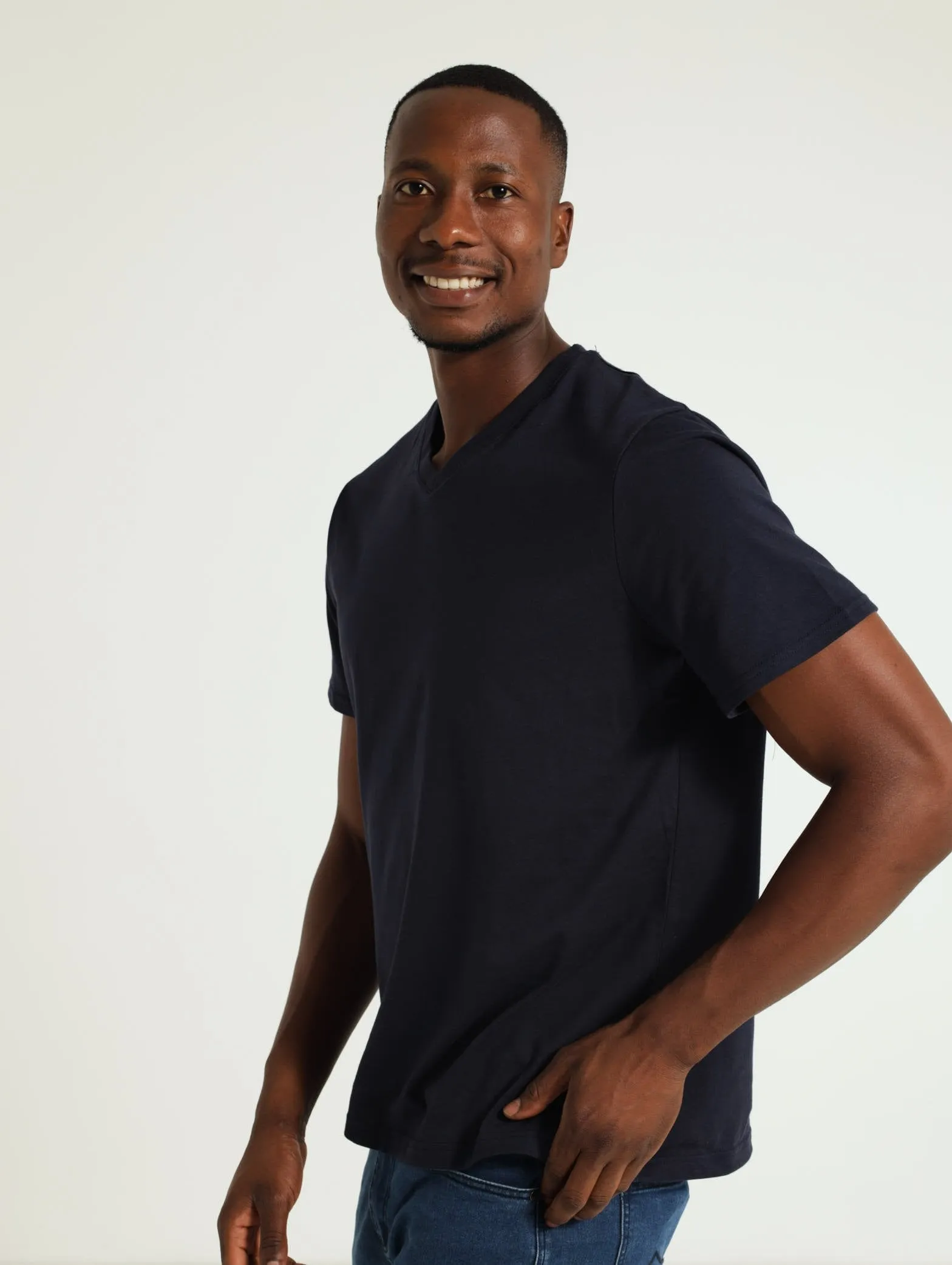 Basic V-Neck Top - Navy sold by Edgars product image thumbnail 2