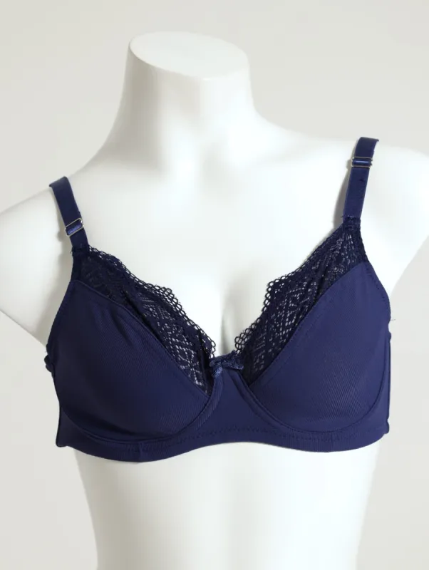 2 Pack Burn Out Bra - Navy/Black sold by Edgars