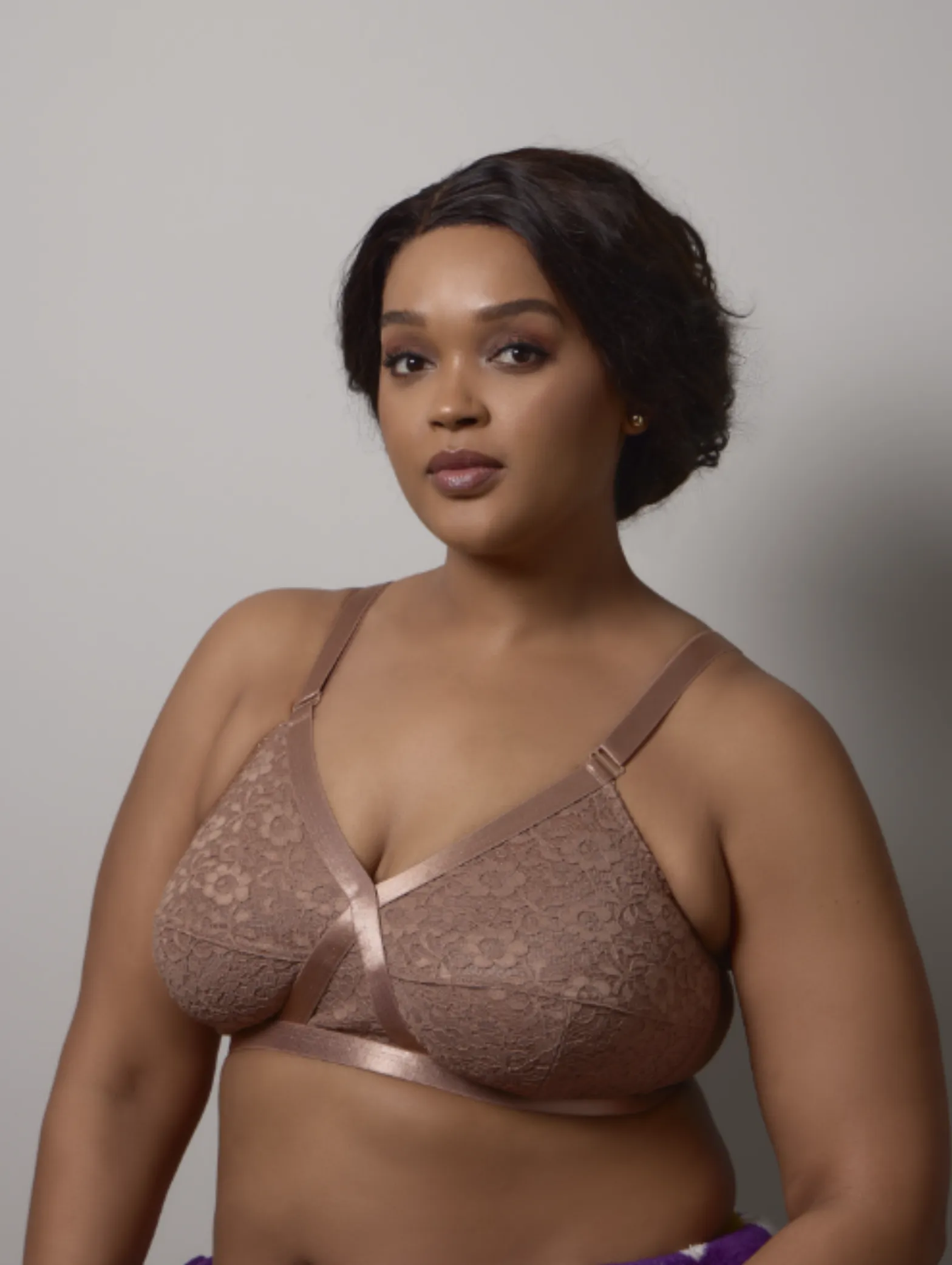 2 Pack Lace Cross Your Heart Bra - White/Beige sold by Edgars product image thumbnail 4