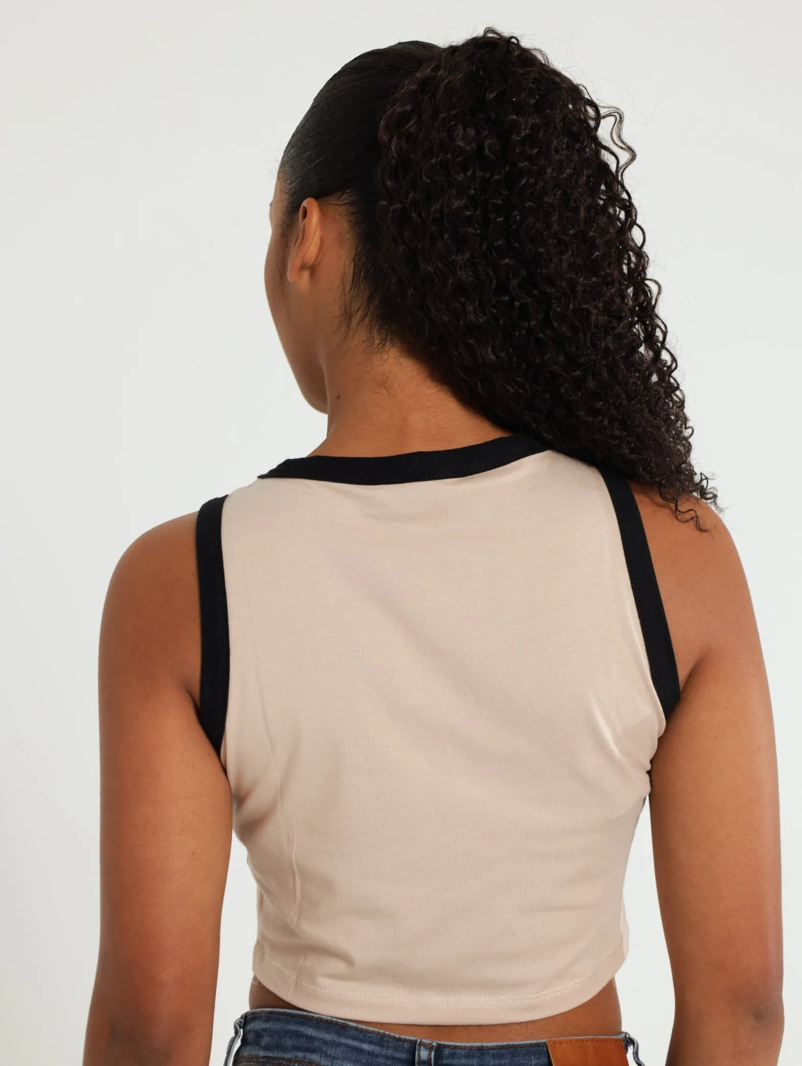 Rebel Fortune Ringer Tank Top - Nude sold by Edgars product image thumbnail 3