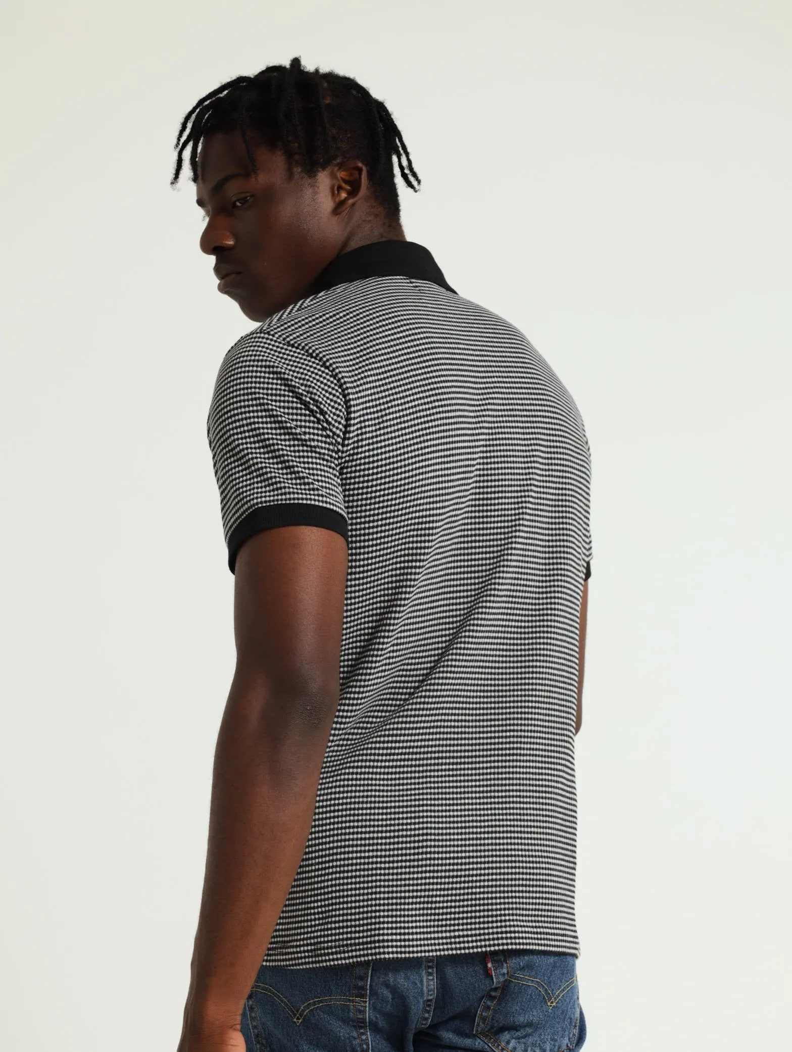 Jacquard Dot Golfer - Charcoal Melange sold by Edgars product image thumbnail 3