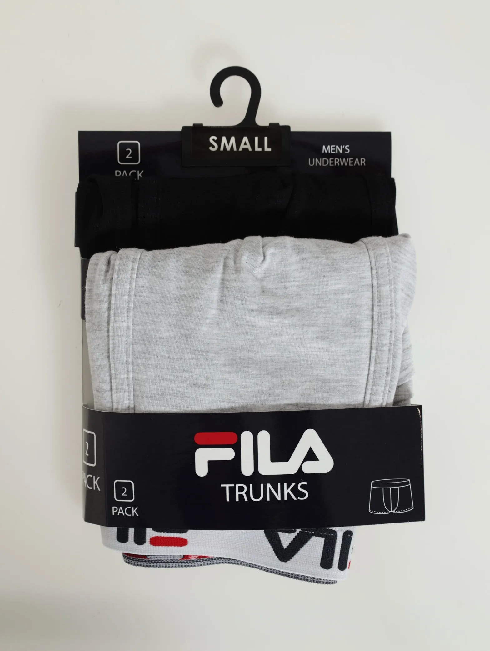 2 Pack Alessio Trunks - Black sold by Edgars