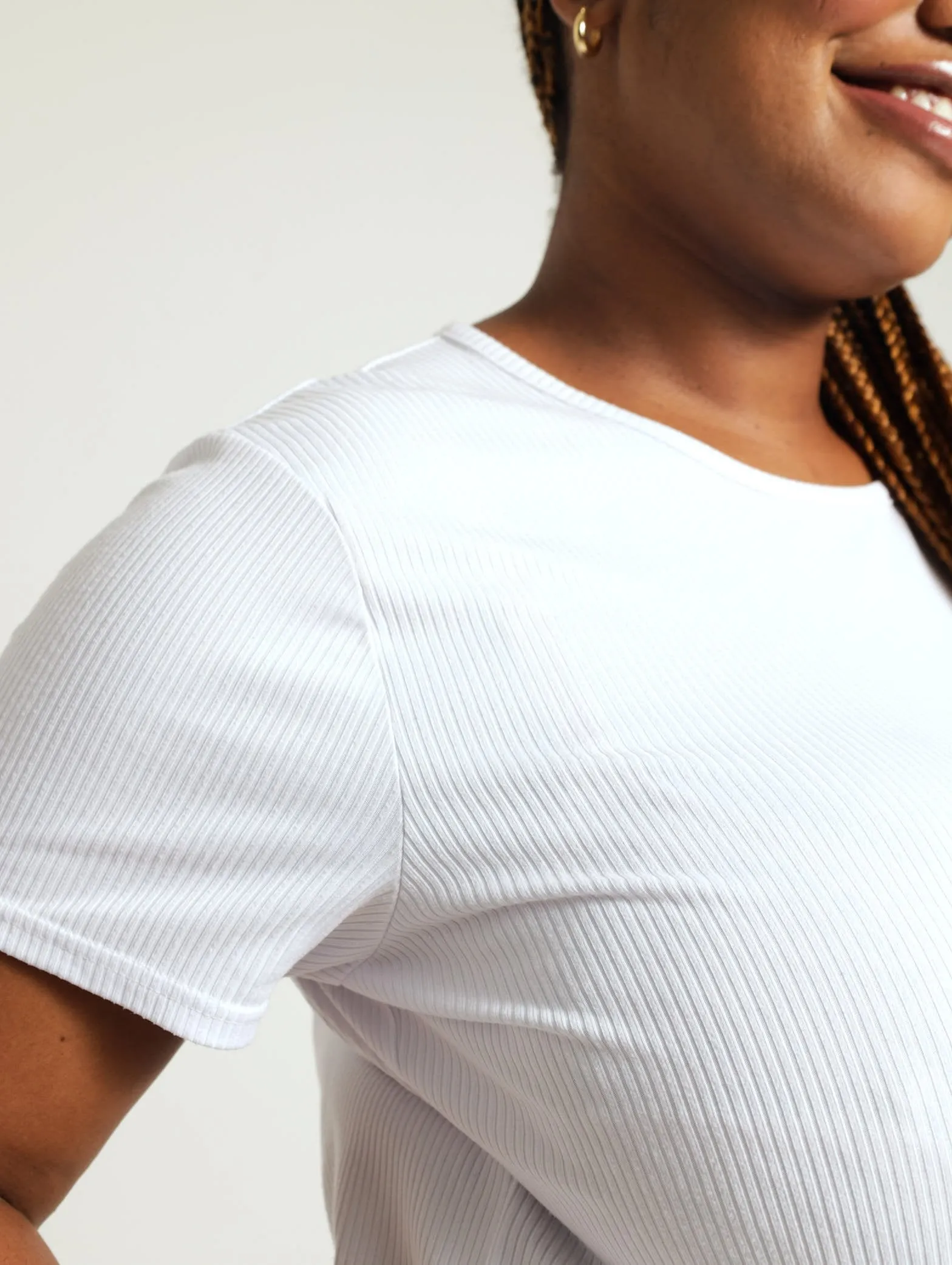 Cropped Tee - White sold by Edgars product image thumbnail 4