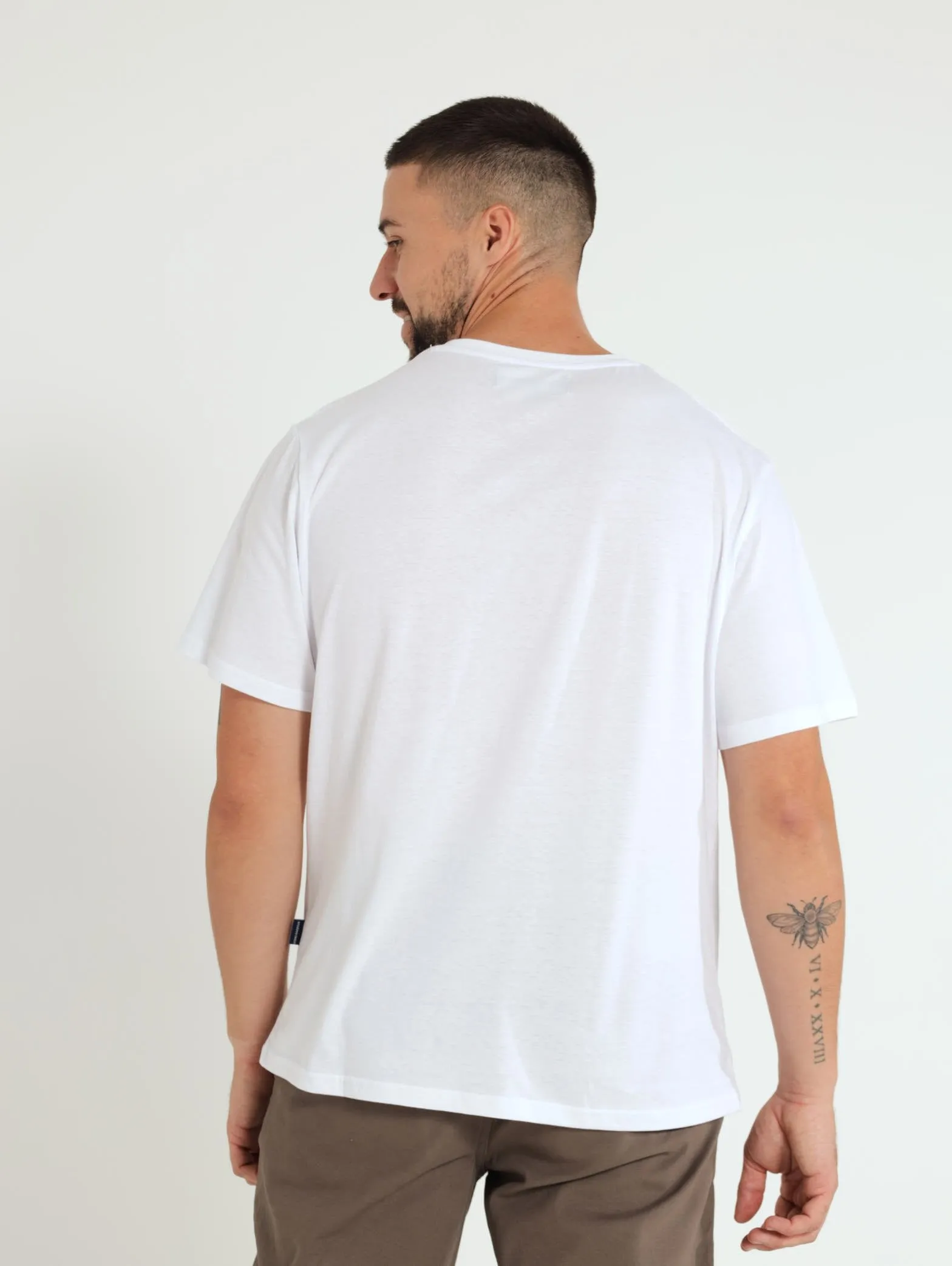Basic Crew Neck Tee - White sold by Edgars product image thumbnail 3
