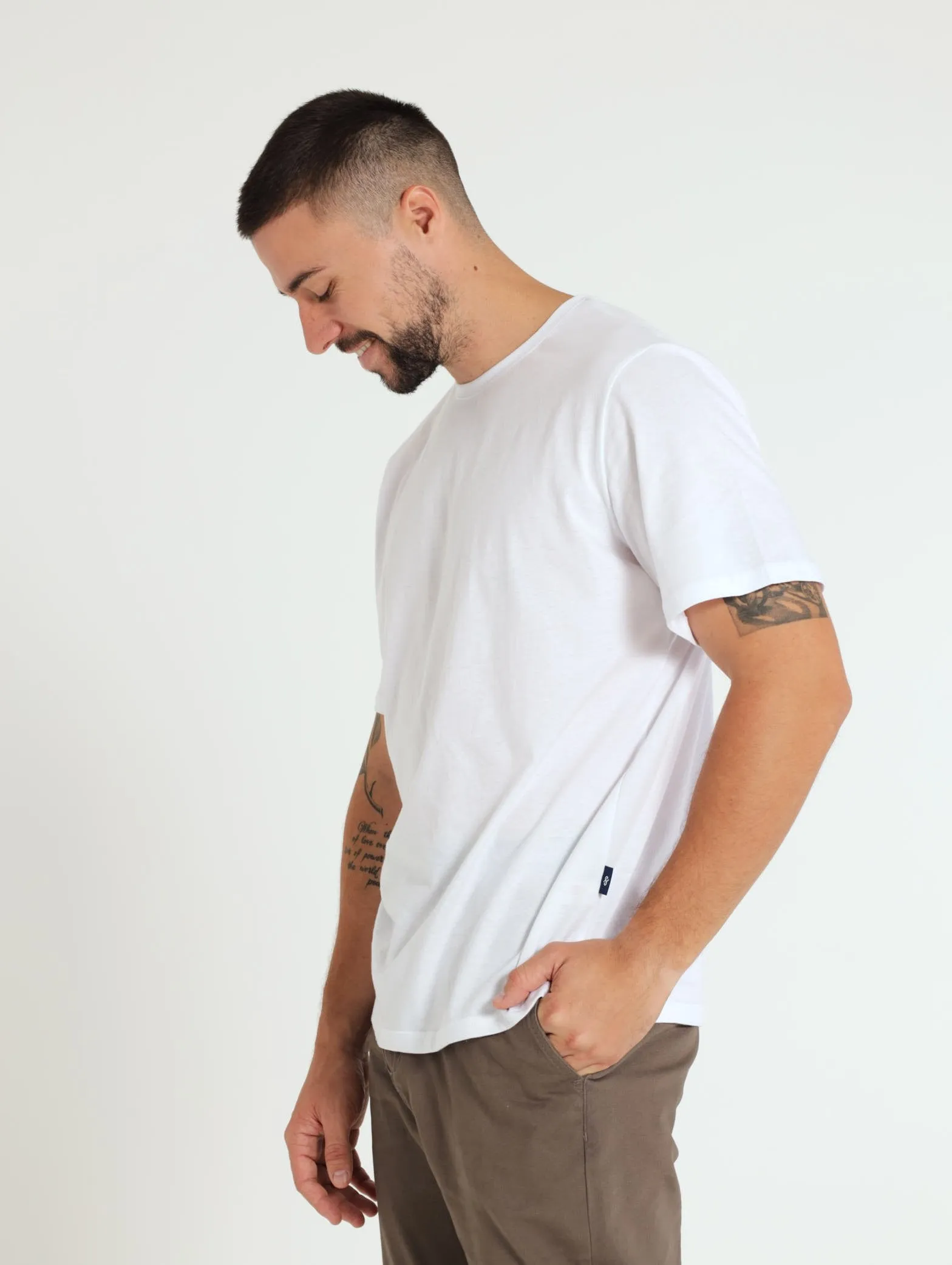 Basic Crew Neck Tee - White sold by Edgars product image thumbnail 2
